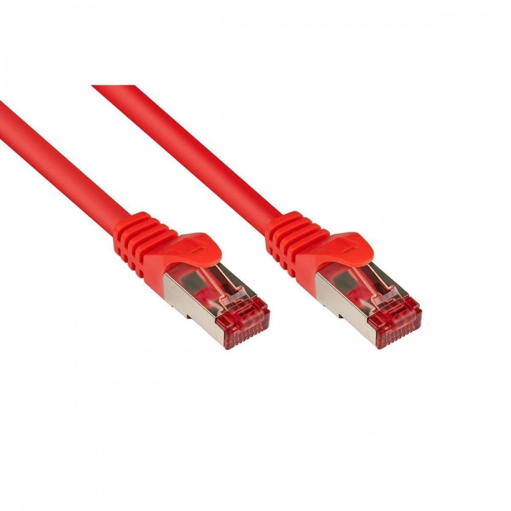 GOOD CONNECTIONS Good Connections 30m RNS Patchkabel CAT6 S/FTP PiMF Smartphone-Adapter RJ45 zu S/FTP, RNS Rastnasenschutz für Sicherheit