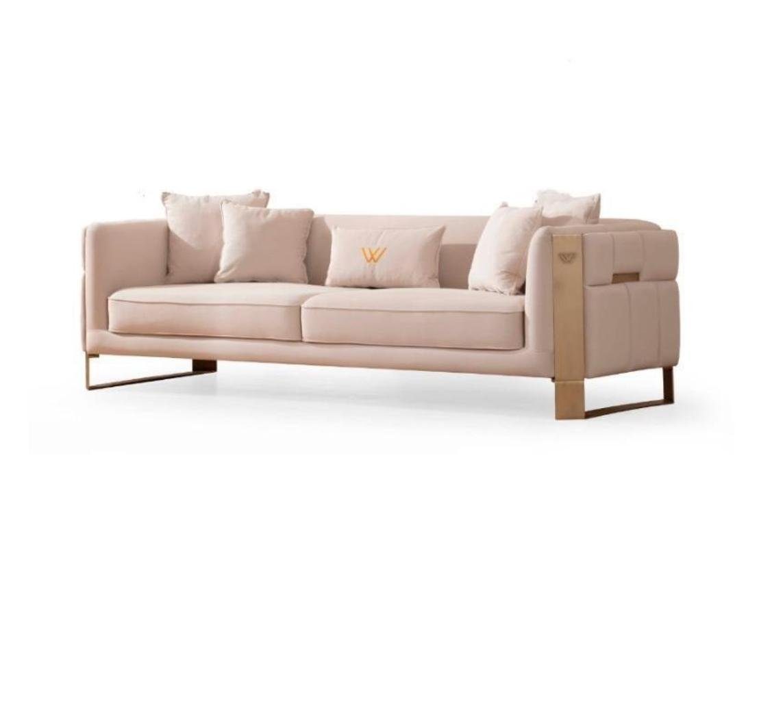 JVmoebel 3-Sitzer Modernes Sofa Neu, 3 Teile, Luxus Wohnzimmer 3er Relax Sofa Made Europa in Sofa 1 Sitzer