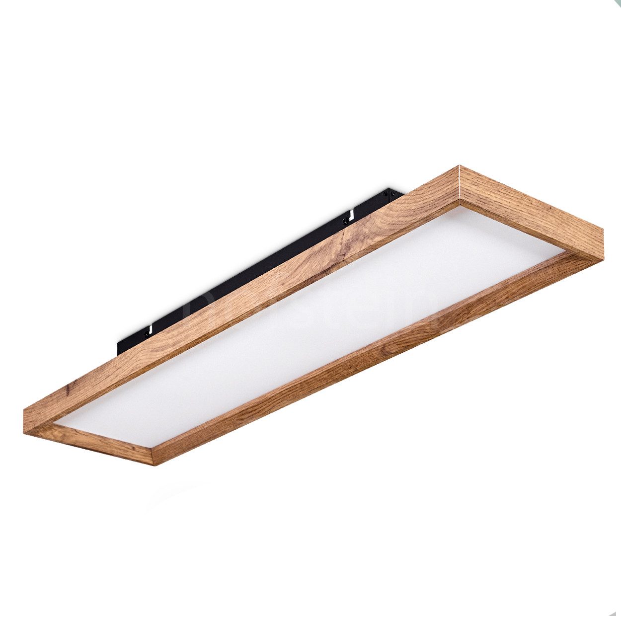 hofstein Deckenleuchte Deckenleuchte aus Metall/MDF/Kunststoff in Schwarz/H günstig online kaufen