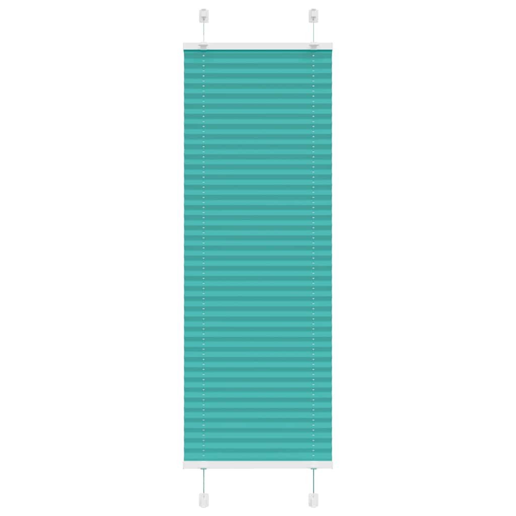 Jalousie 40 x 150 cm Plissee Petrolgrün 40x150 cm Stoffbreite 39,4 cm Polyester