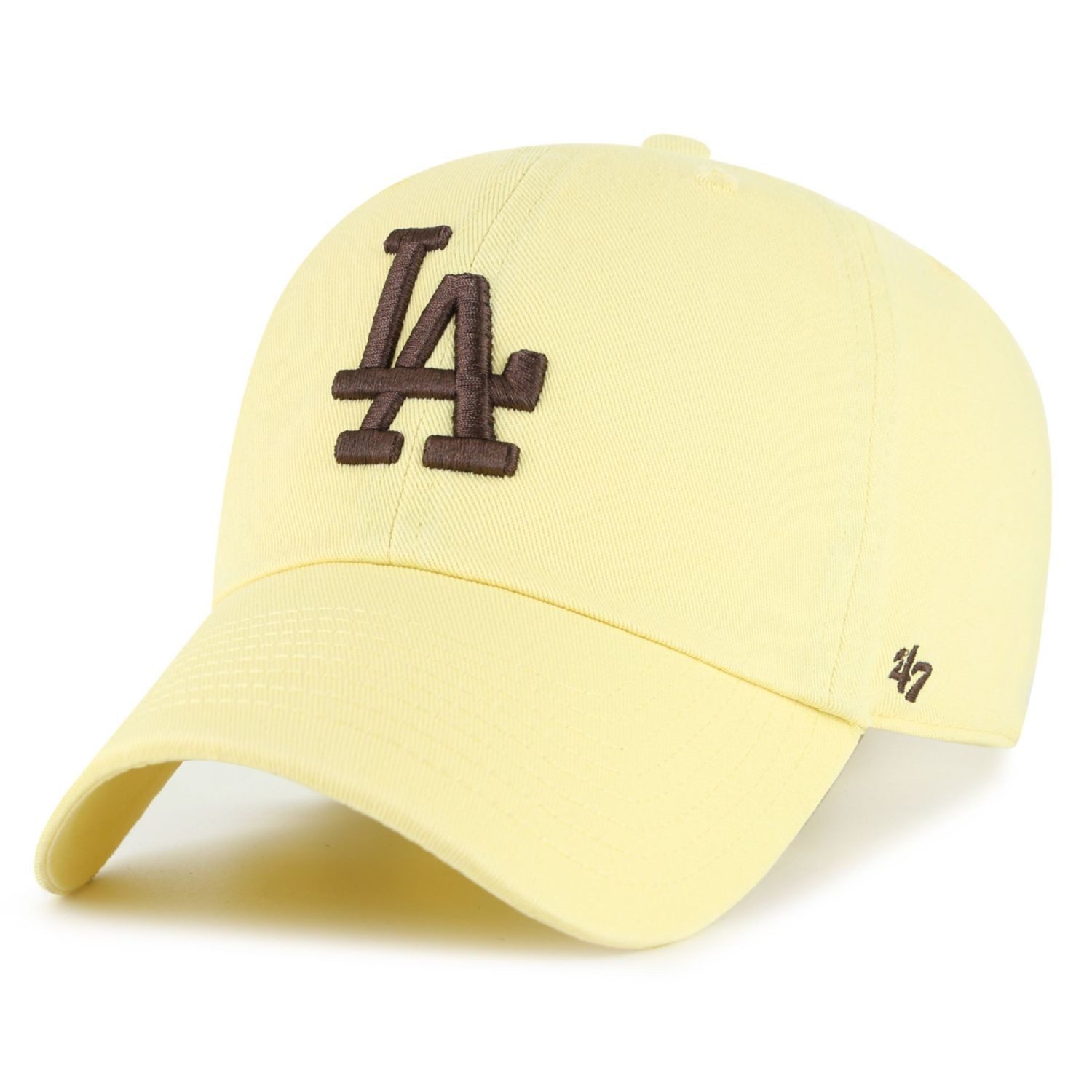 '47 Brand Baseball Cap Strapback CLEAN UP Los Angeles Dodgers butter