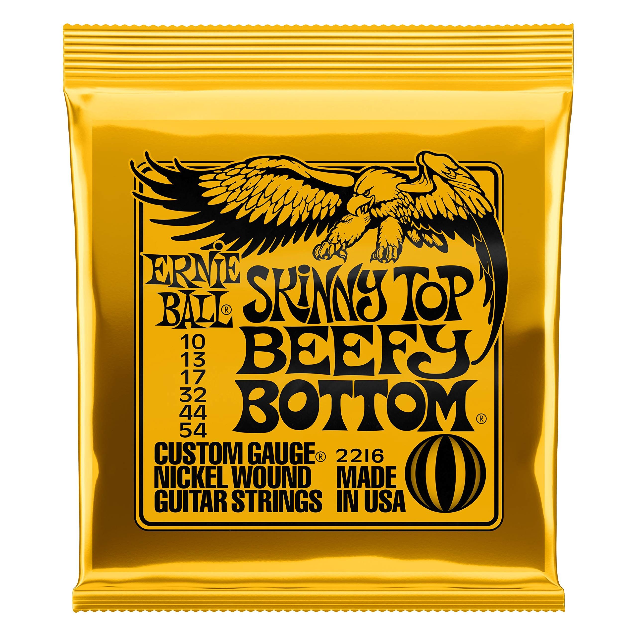 Ernie Ball Saiten, (EB2216 Skinny Top Beefy Bottom Slinky 10-54), EB2216 Skinny Top Beefy Bottom Slinky 10-54 - E-Gitarrensaiten