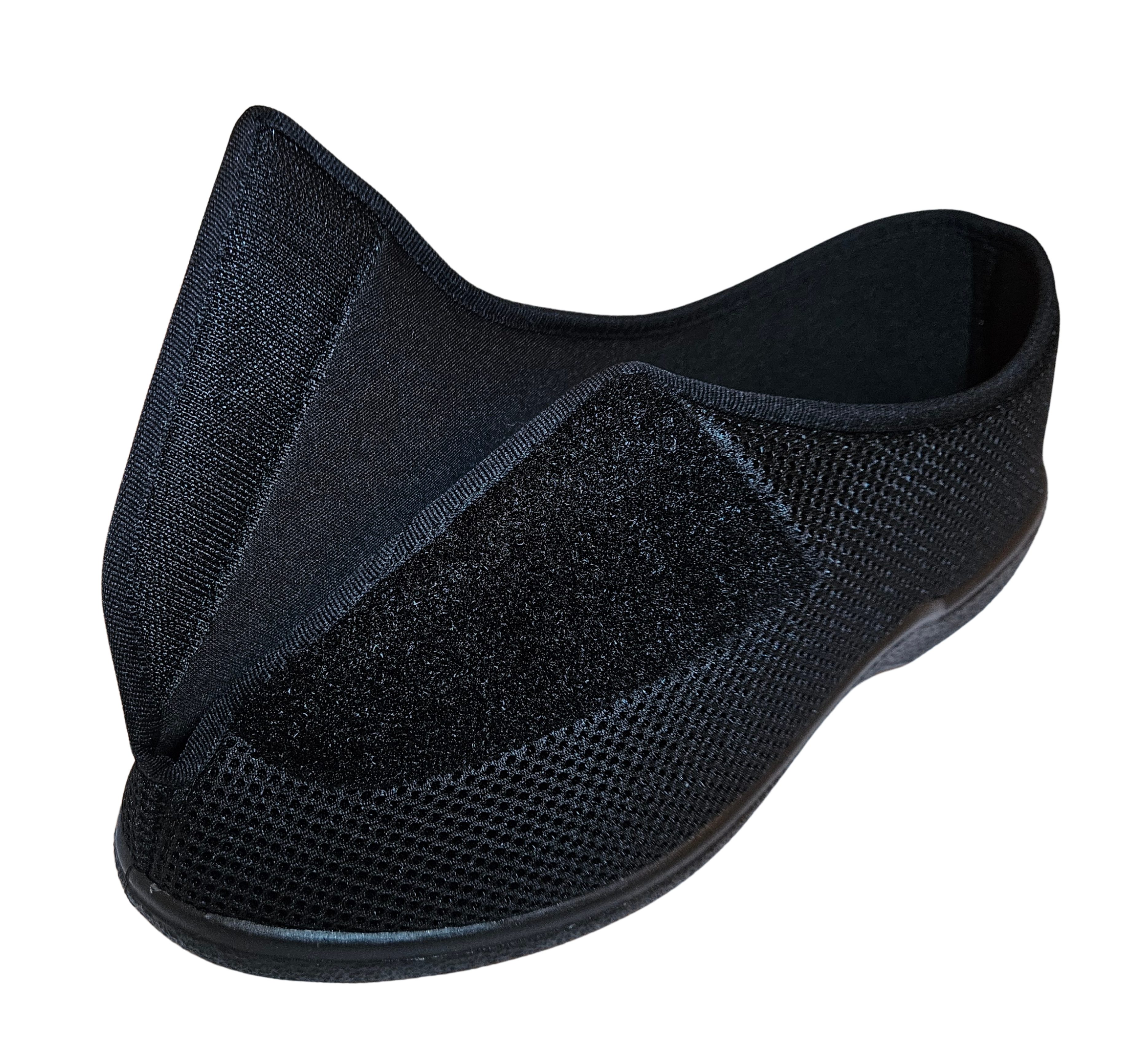 Pimed! Verbandschuh "Mono", schwarz, 37240, ideal auch für Diabetiker Klettschuh Weitenregulierung durch starken Klettverschluss