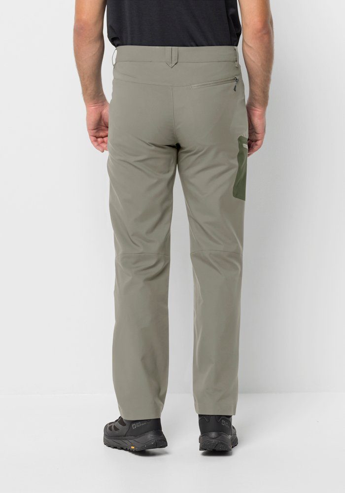 misty-green PANT TRACK Outdoorhose Wolfskin ACTIVE Jack M