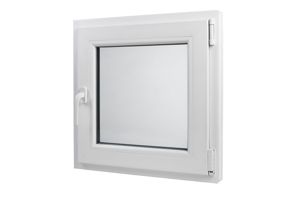 BRAVO Kunststofffenster Kunststoff Fenster Dreh/Kipp 50x50cm Anschlagrichtung Rechts mit Griff, (1 St)