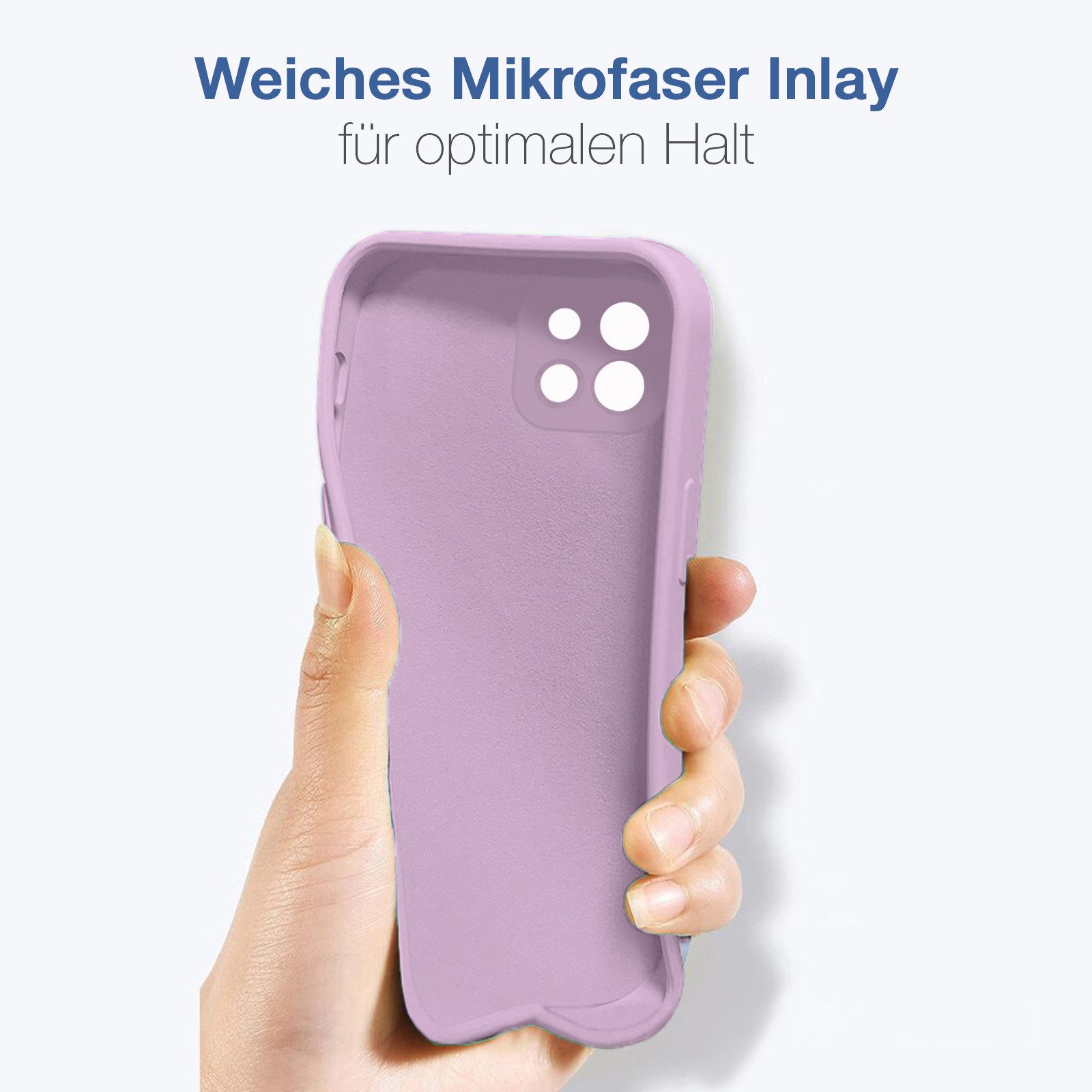Tec-Expert Handyhülle SoftGrip Cover Hülle für Samsung Galaxy A22 5G, Handy Case Bumper integrierter Kameraschutz flexibel
