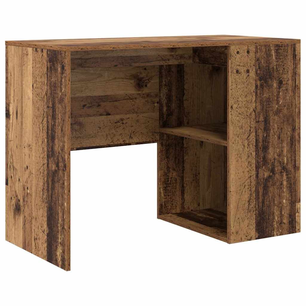 vidaXL Schreibtisch Schreibtisch Altholz Holzwerkstoff 102 x 50 x 75 cm (1-St)