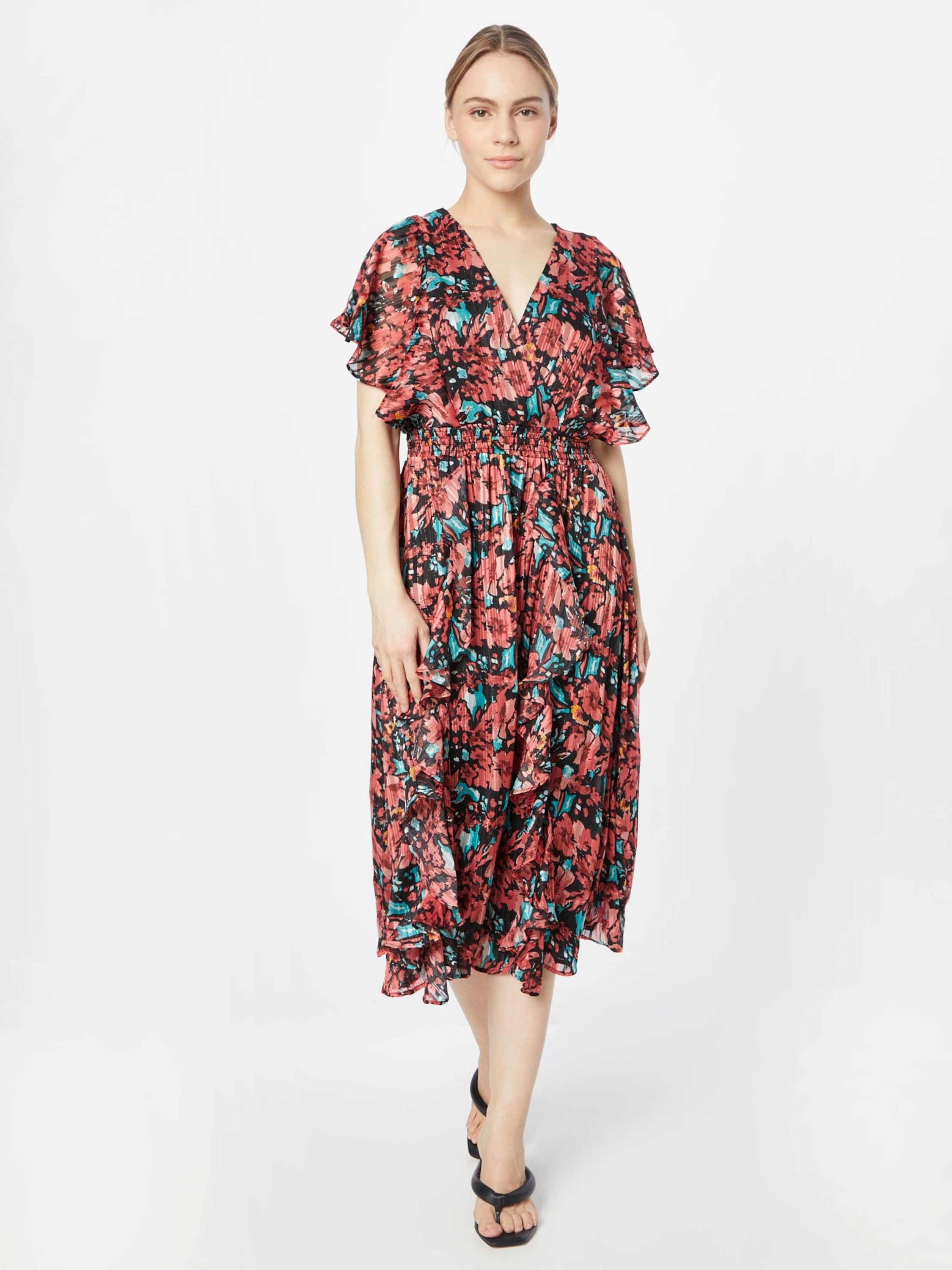 Wallis Midikleid (1-tlg) Drapiert/gerafft