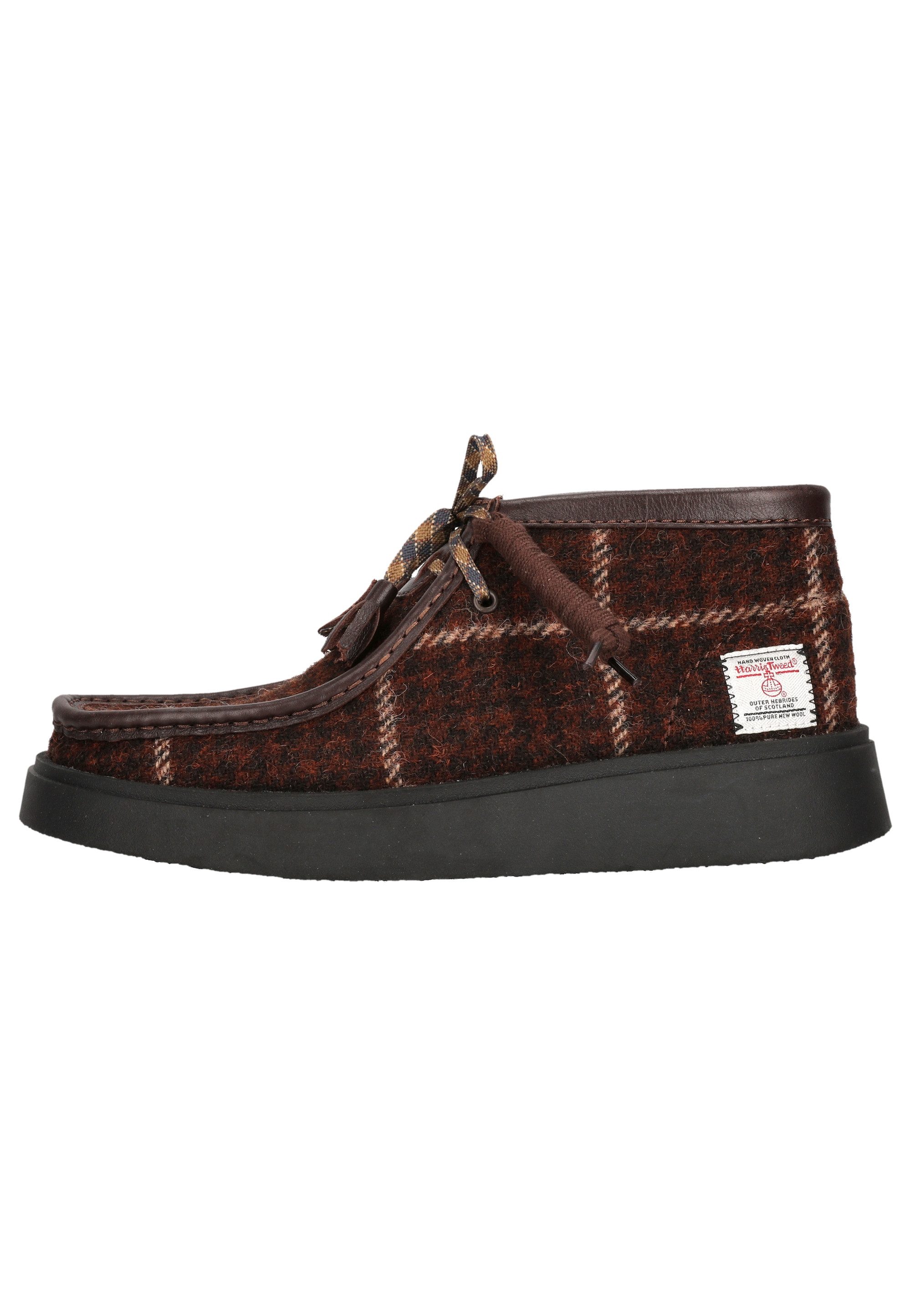 Clarks Torview Schnürschuh mit handgefertigtem Harris-Tweed günstig online kaufen
