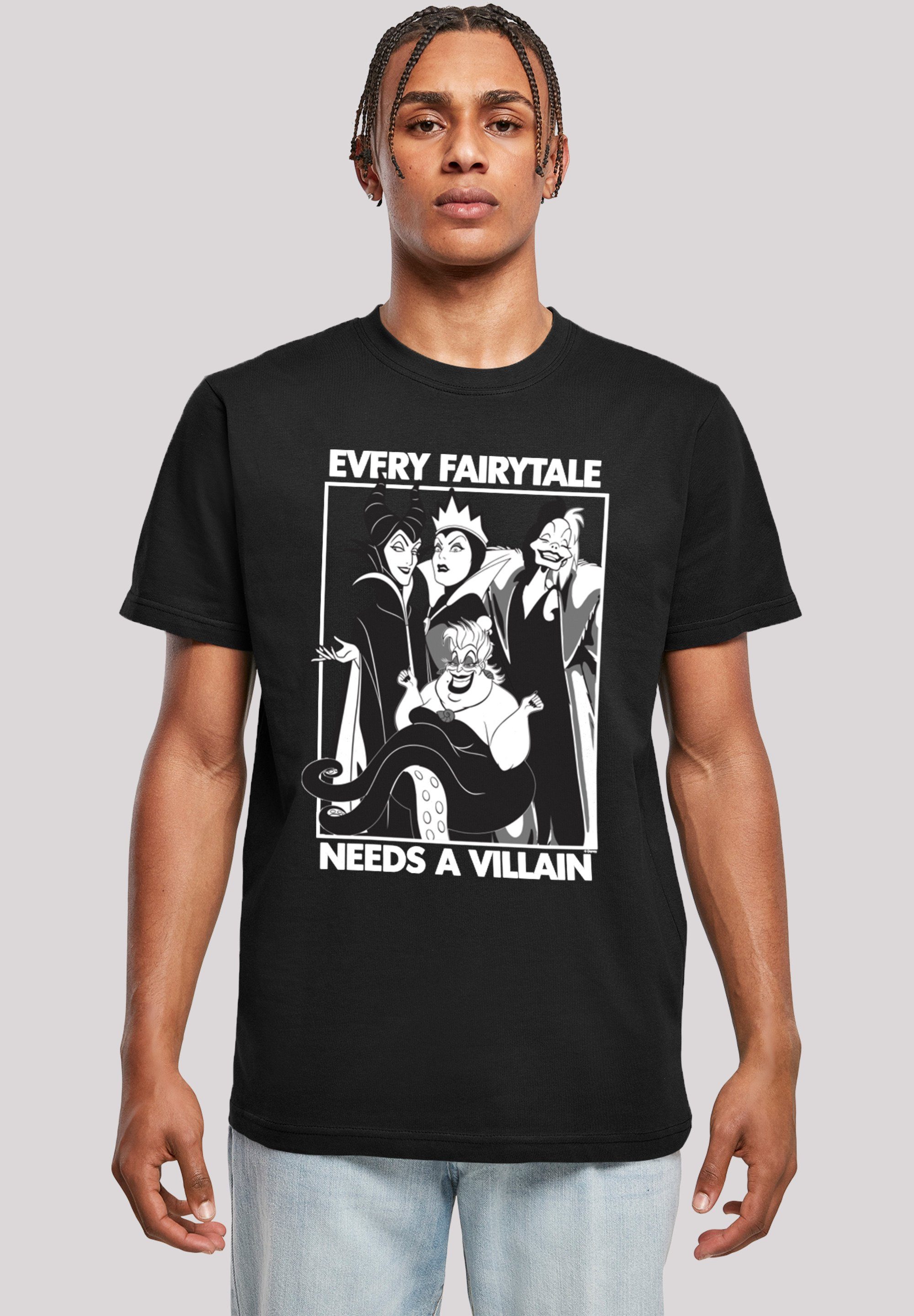Tale A F4NT4STIC Disney Fairy Merch,Regular-Fit,Basic,Bedruckt Every Needs Villain Herren,Premium T-Shirt