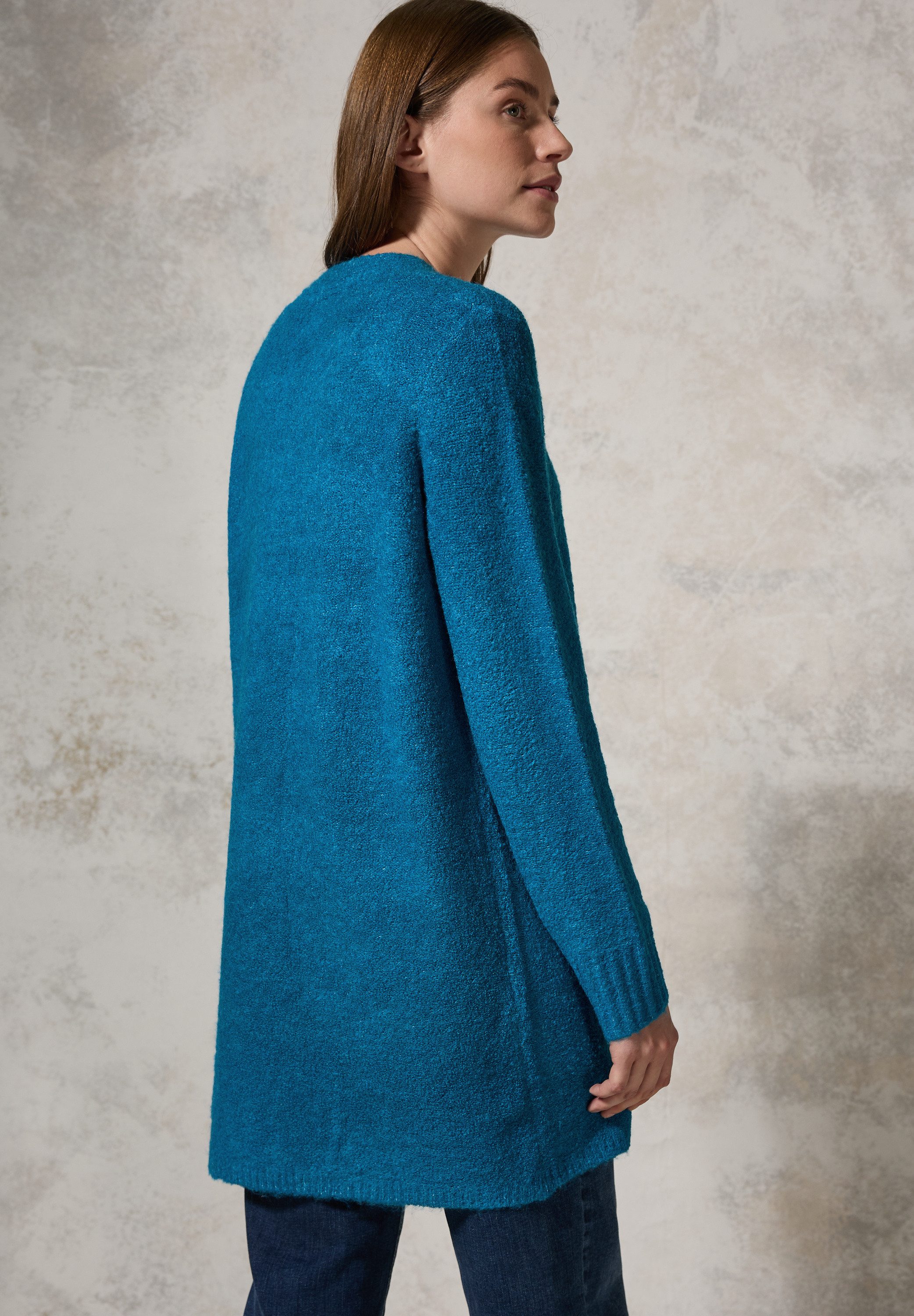 CECIL Longstrickjacke in kuscheliger Bouclé-Qualität günstig online kaufen