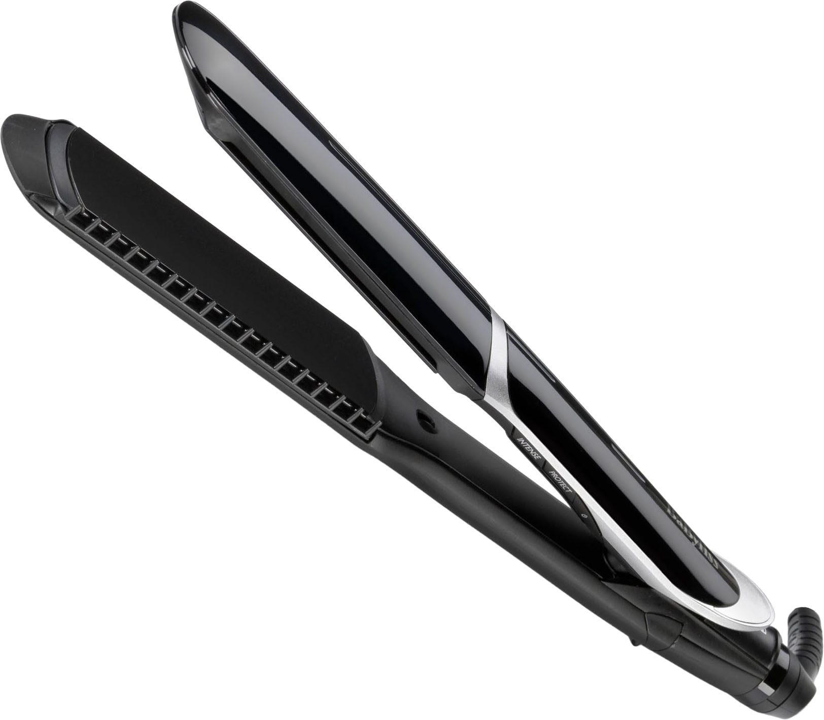 BaByliss Glätteisen BaByliss Sleek Control Wide Glätteisen extra breit, Keramik, ST397E, Ionen-Technologie, 6 Temperaturstufen 140–235 °C, abnehmbarer Kamm