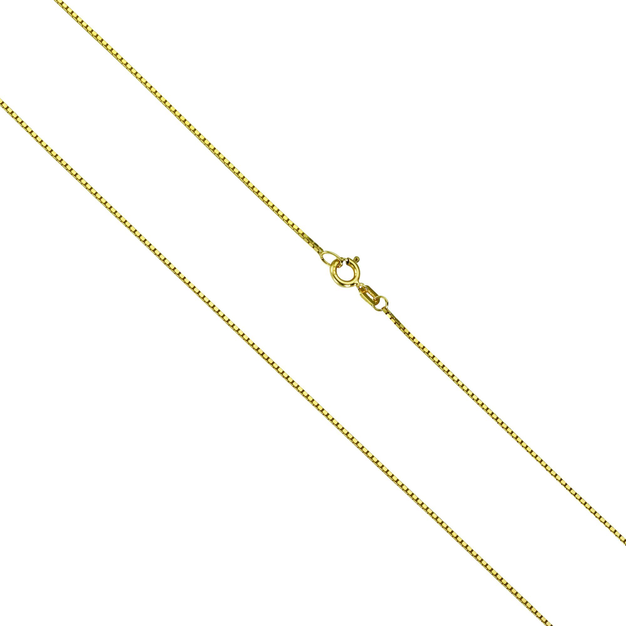 Vivance Collierkettchen 333 Gold Veneziakette diamantiert