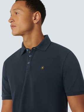 NO EXCESS Poloshirt mit Logo-Badge