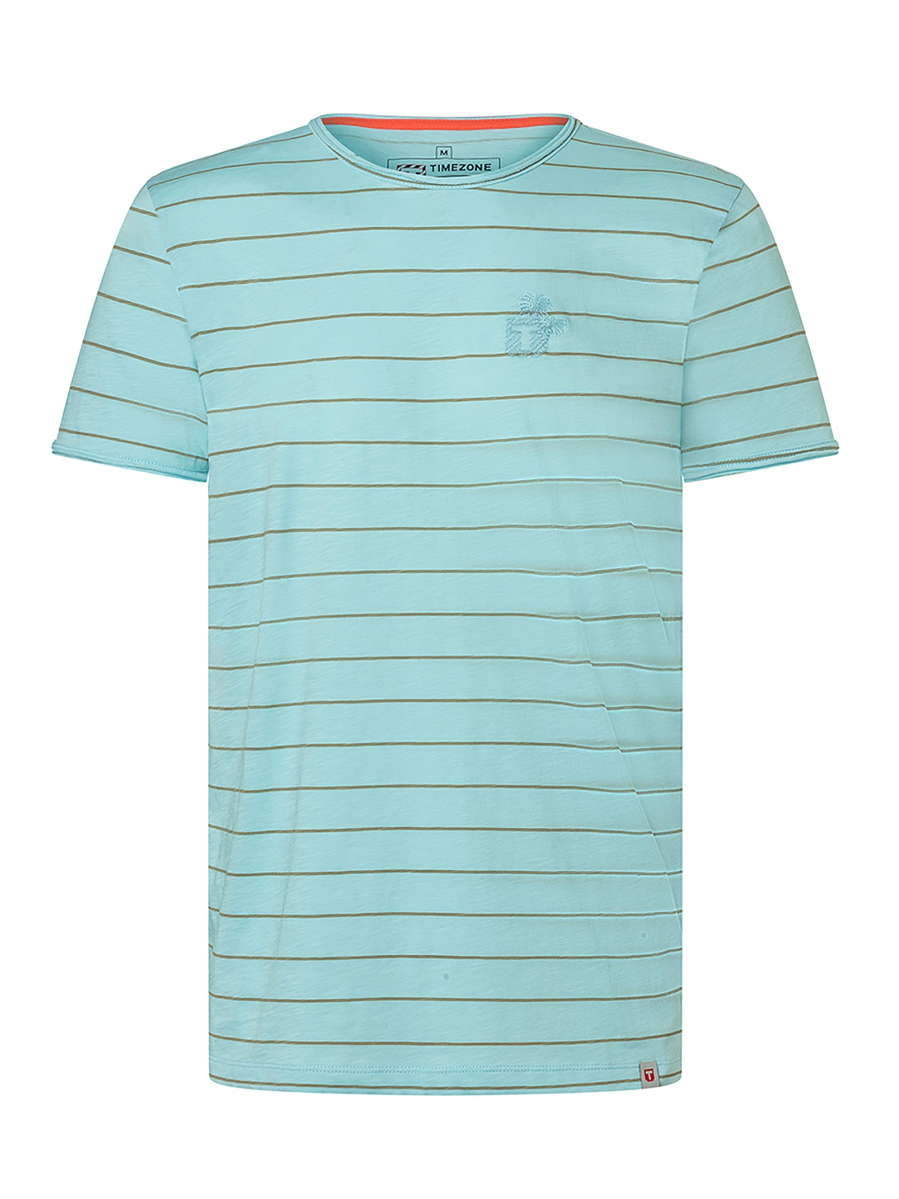 TIMEZONE T-Shirt Regular Fit Gestreiftes Design Rundhalsausschnitt Kurzarm (1-tlg) Pin Stripe T-Shirt