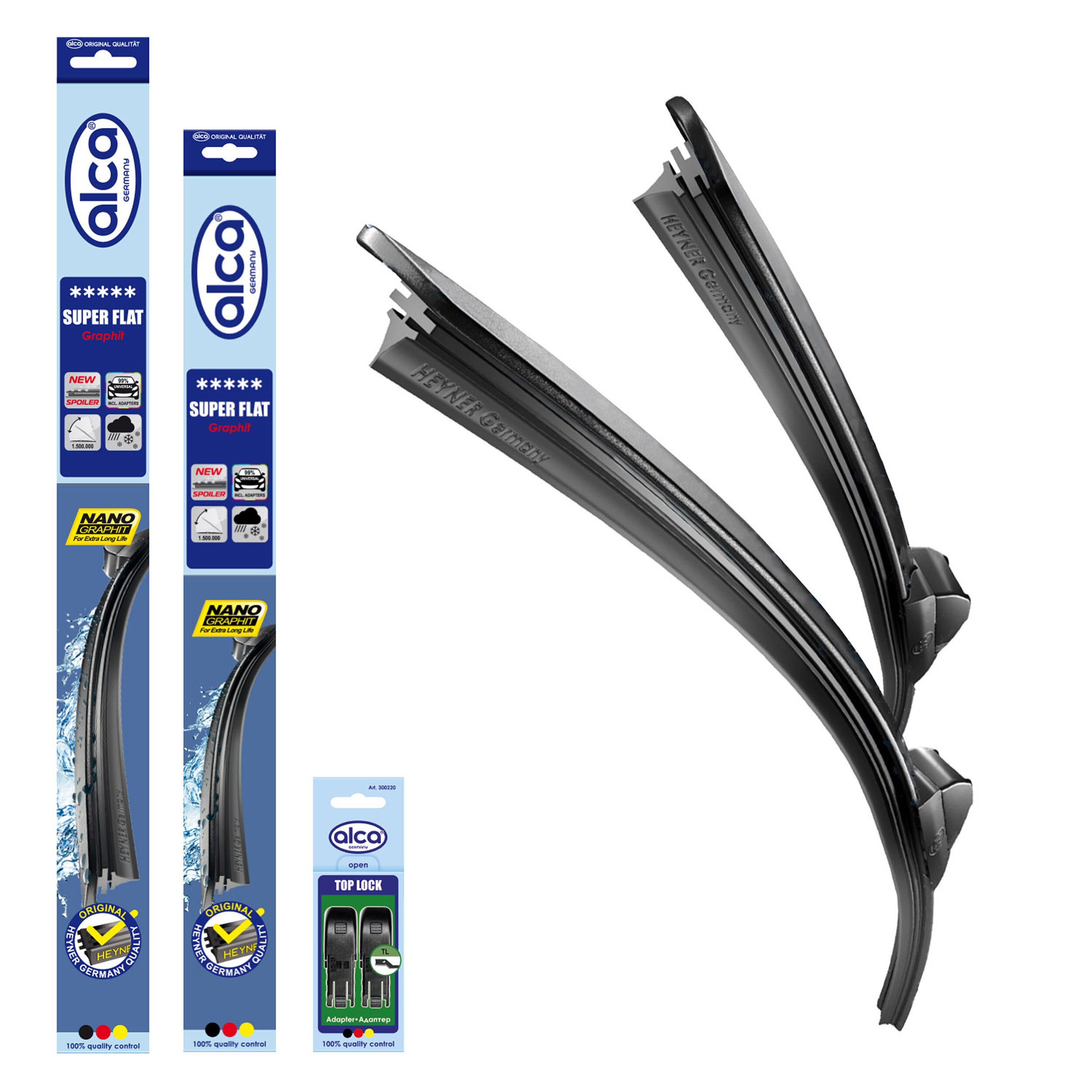 alca Scheibenwischblätter passend für SERES SF 5 Coupe, 06.2020 - 08.2025, (Set, 2-St., Scheibenwischer Set)