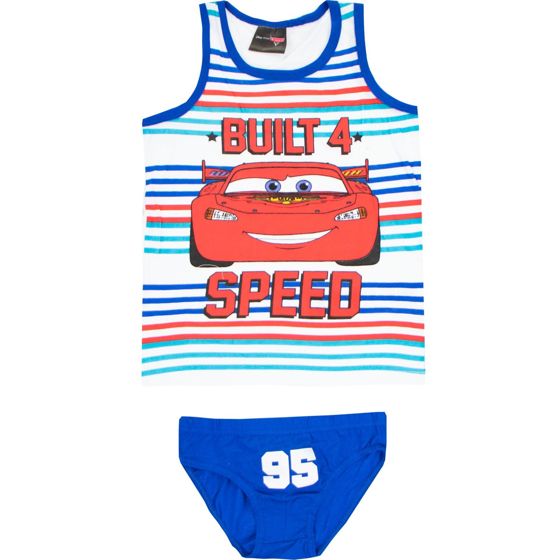 Cars Unterhemd Cars Unterhemd & Unterhose Set Cars Design 100% Baumwolle