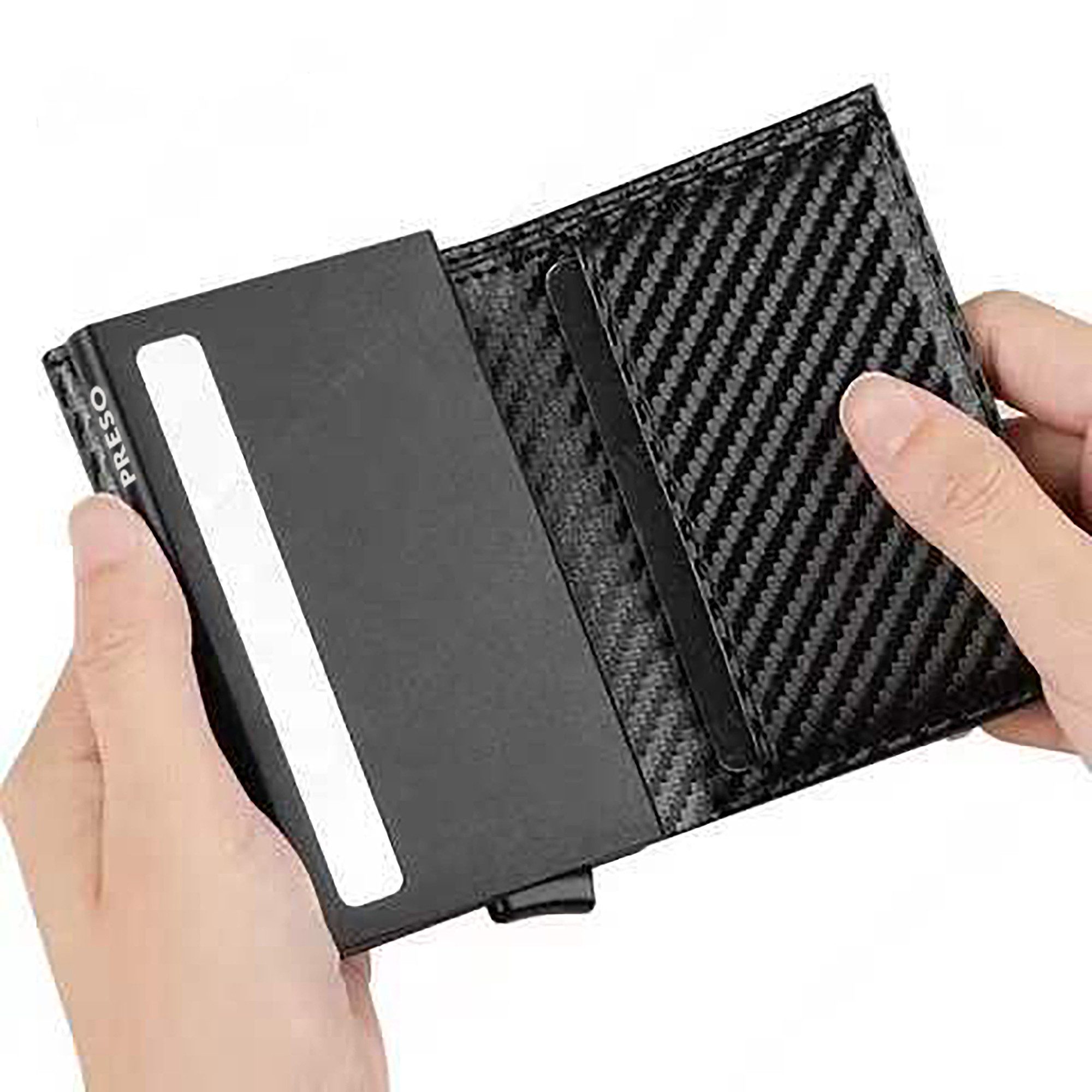 PRESO BAG Geldbörse Herren Geldbörse Echt Leder, Geldbeutel, Kreditkartenetui, Mit Geschenkbox, Vollleder, Slim Wallet, Herrengeschenk – Bild 3 von 5