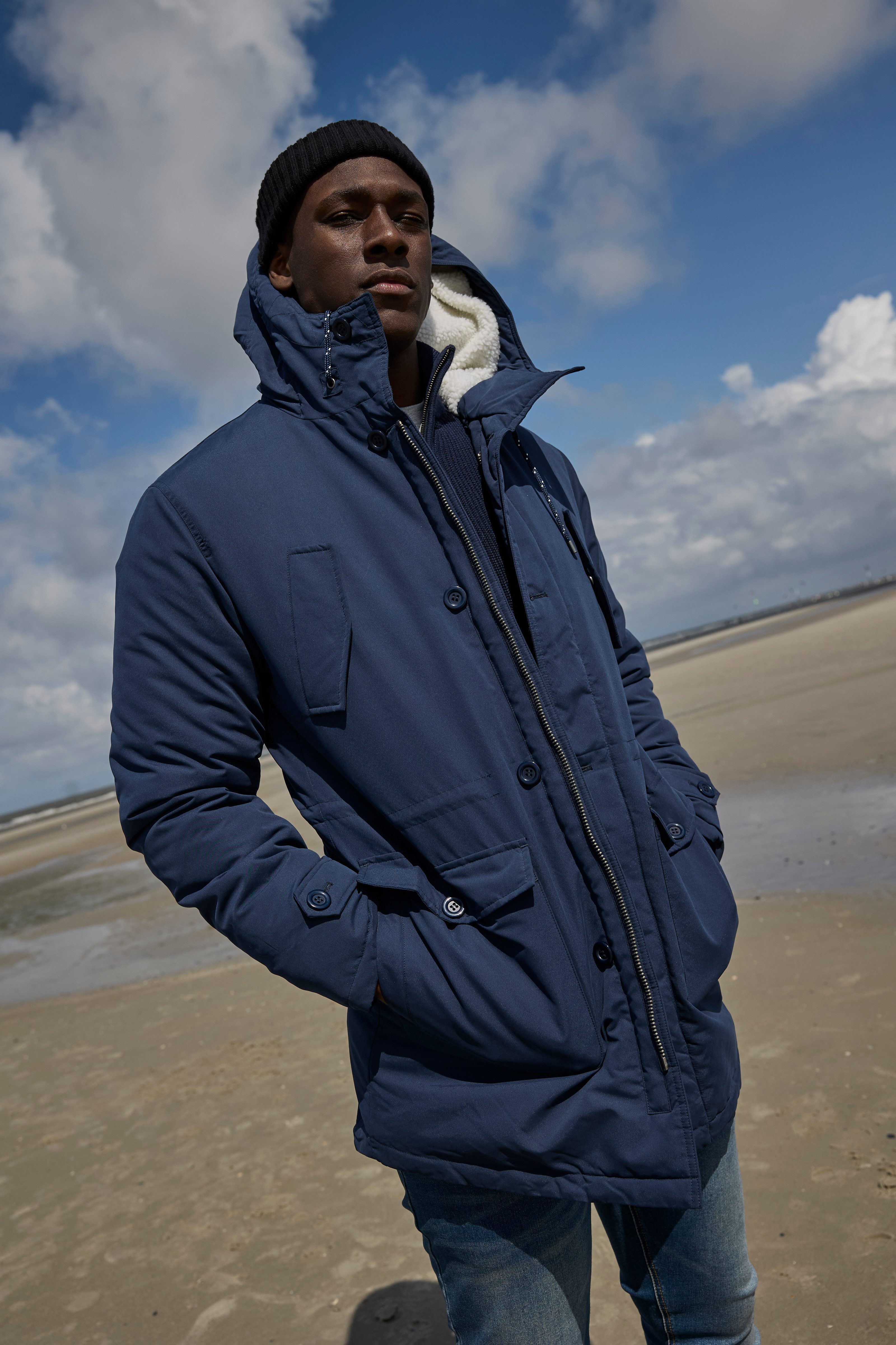 Bruno Banani Parka Winterjacke mit Teddy günstig online kaufen