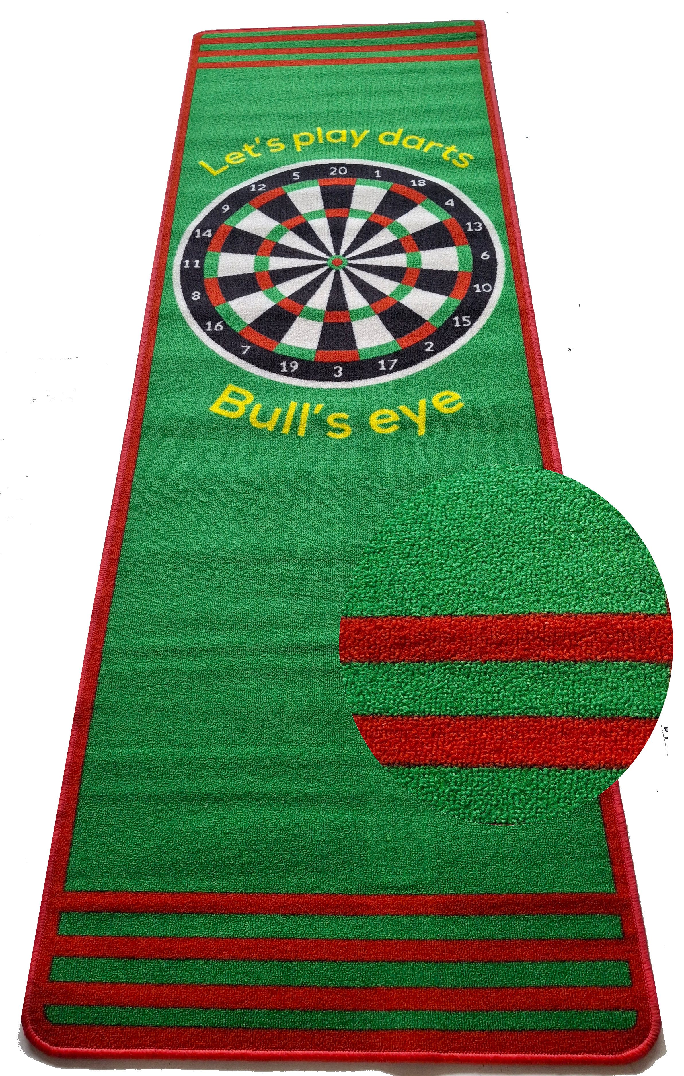 Bodenmatte Läufer Dartteppich Darts Spielteppich Dartmatte mit Aufdruck