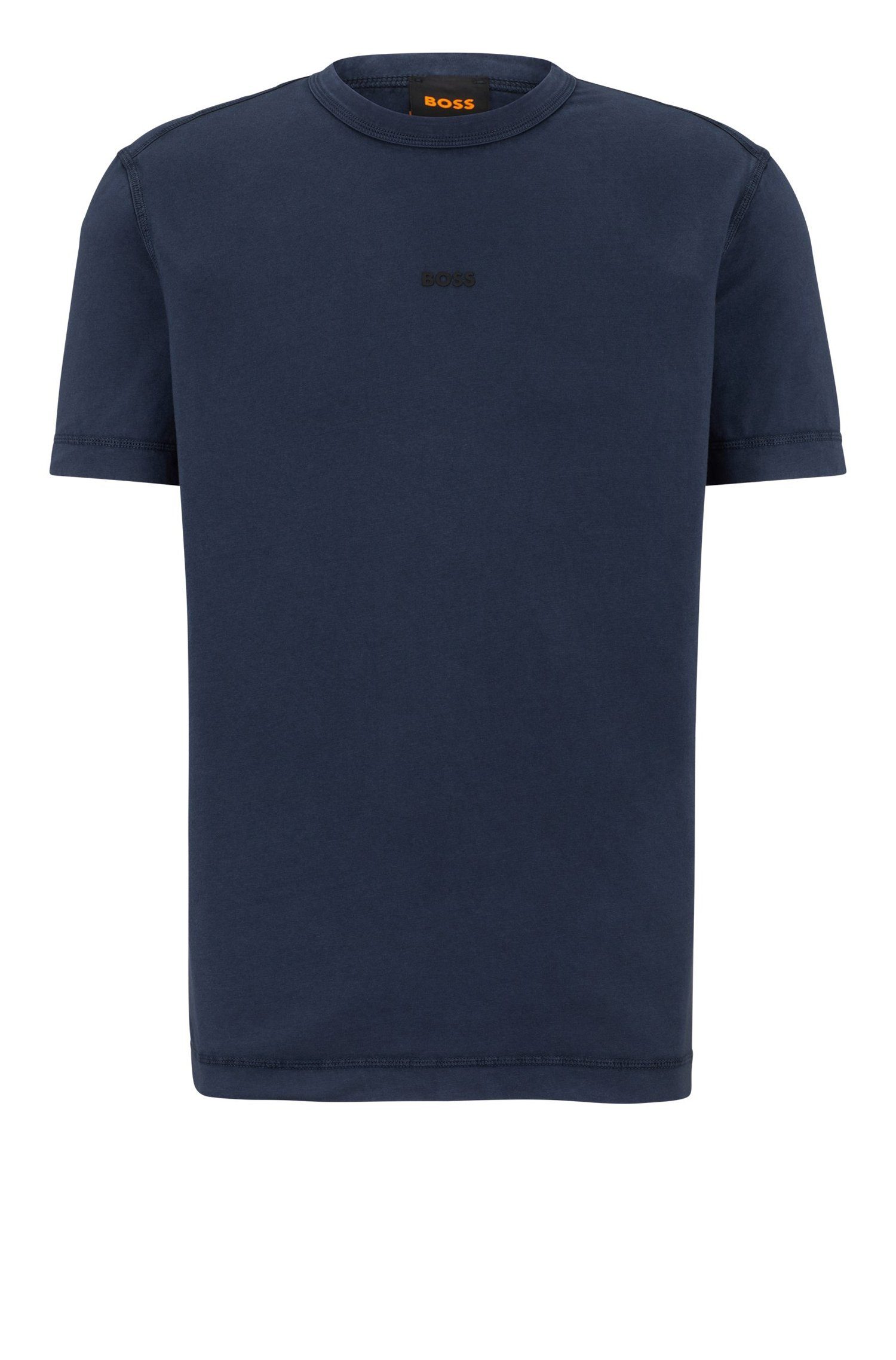 Tokks ORANGE Blau BOSS (1-tlg) T-Shirt (404)