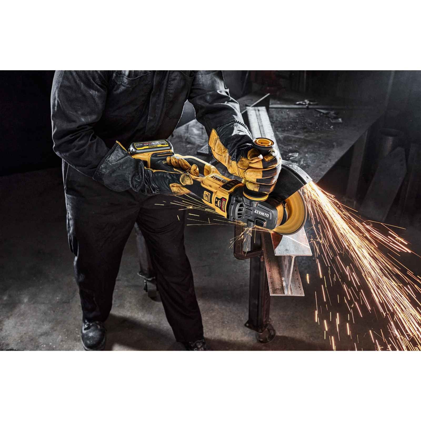 DeWalt 54V DCG460N-XJ Akku-Winkelschleifer 230mm Trennschleifer Akku-Winkelschleifer DeWALT