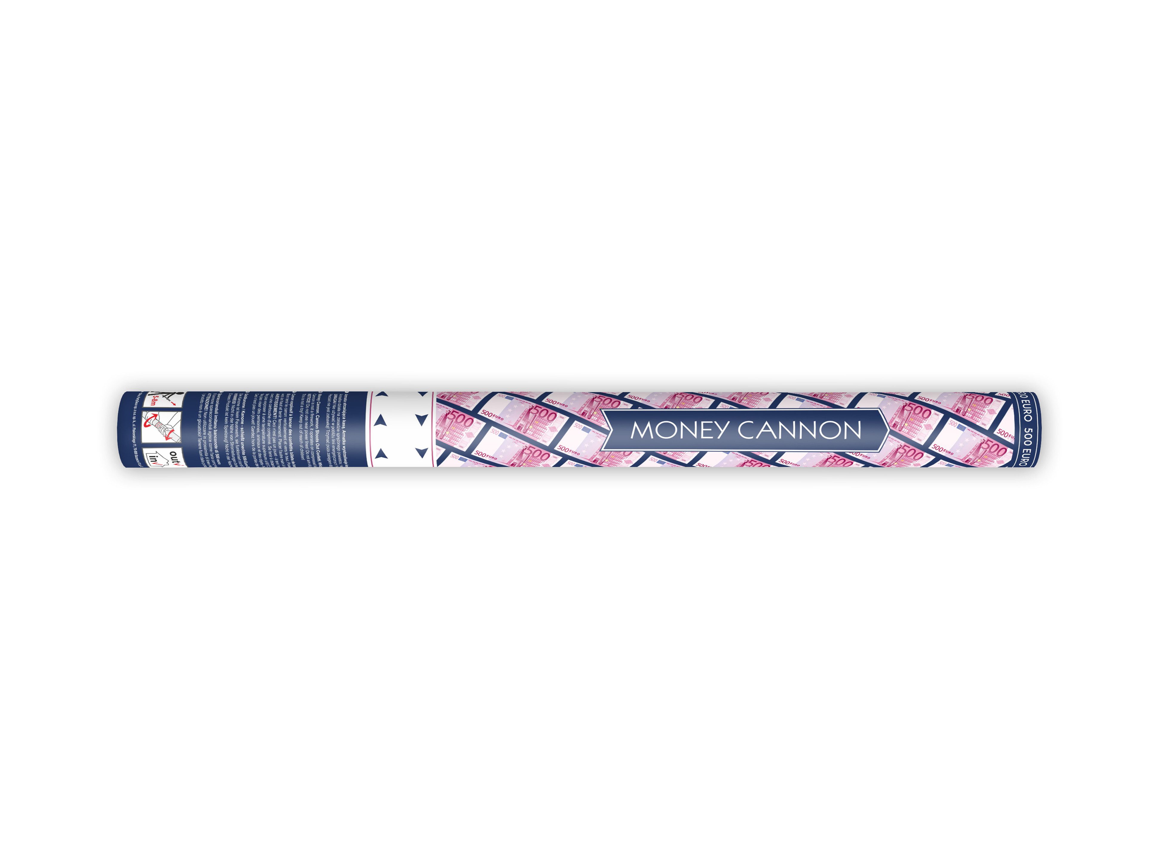 partydeco Konfetti Konfettishooter Geldscheine, 60cm