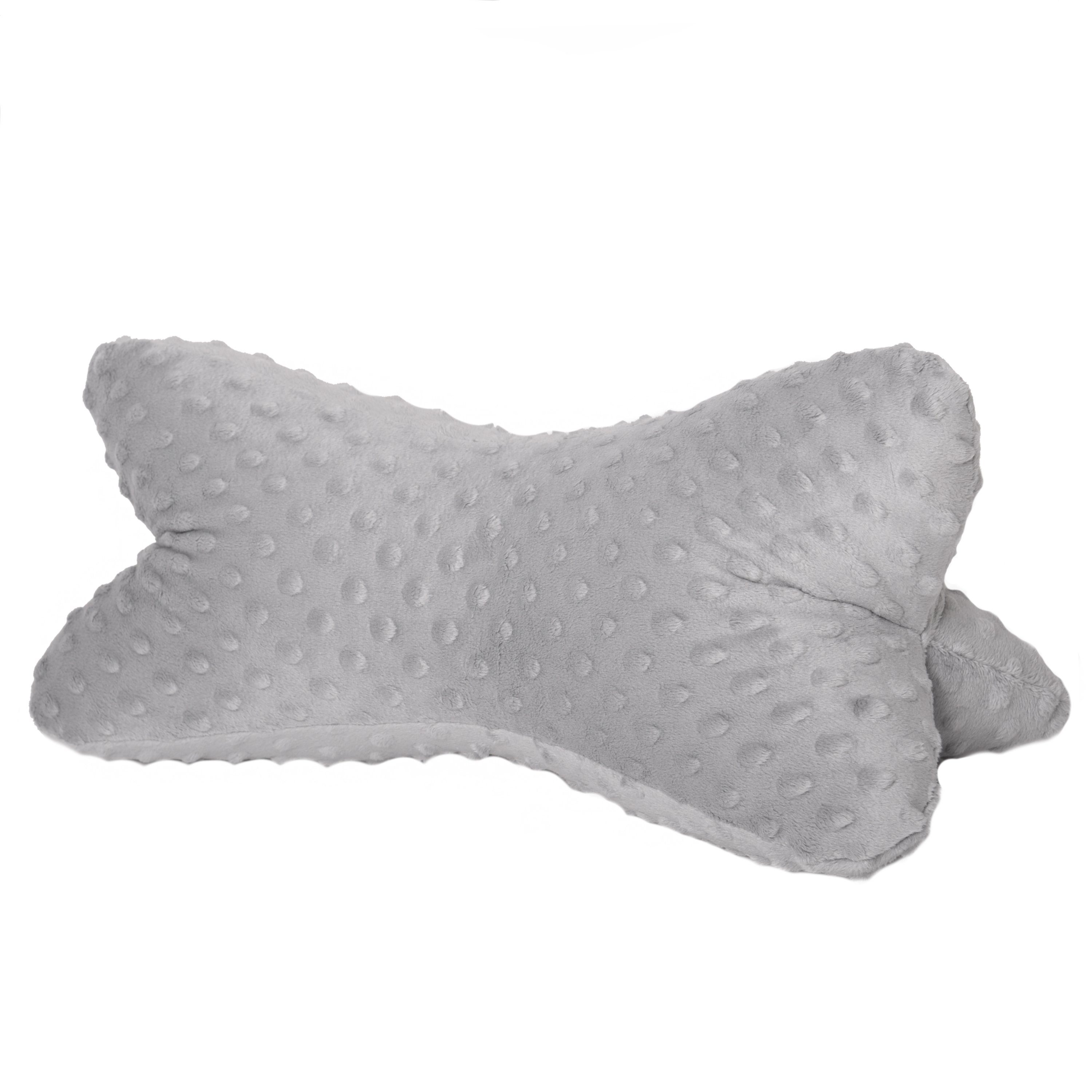 Dr. Berger Living Nackenkissen Dr. Berger Leseknochen Minky Hellgrau 40 x 18 cm