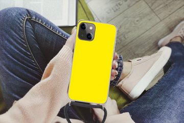 MuchoWow Handyhülle Gelb - Zitrone - Neon - Farben, Handyhülle Telefonhülle Apple iPhone 13