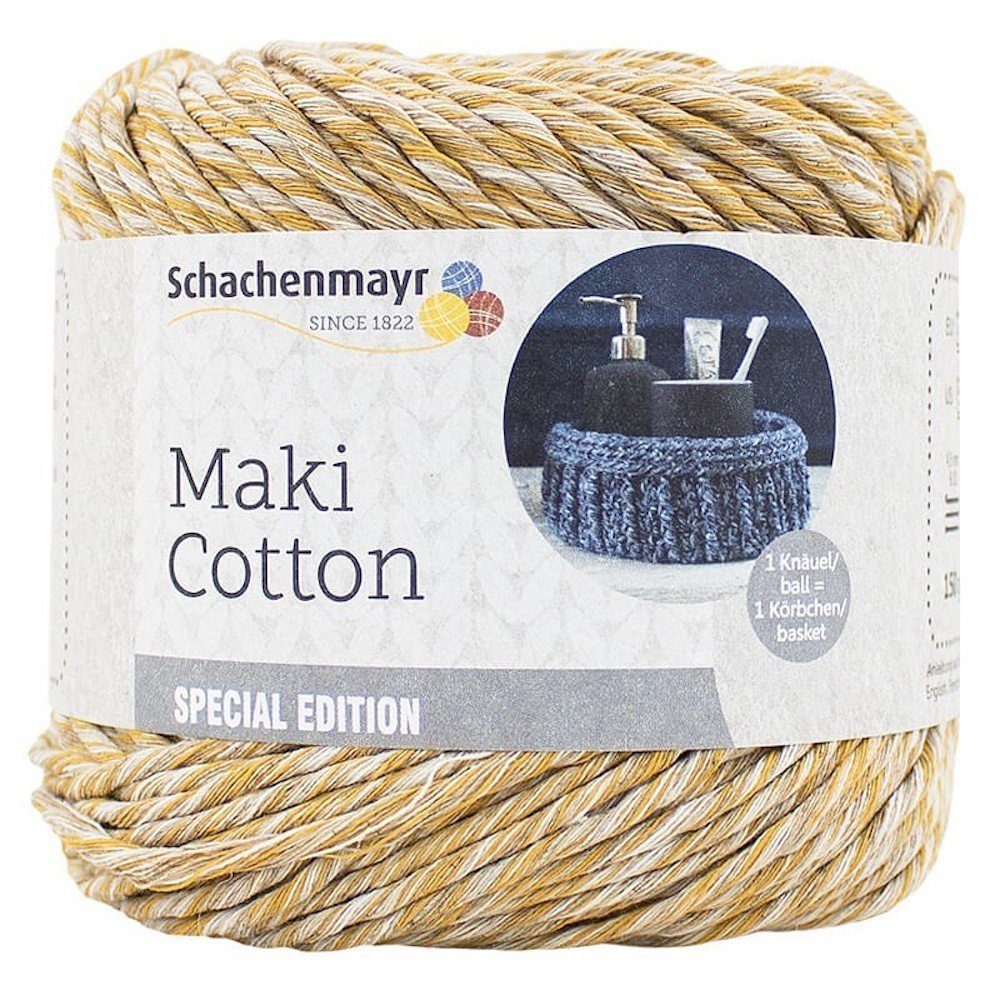Maki Schachenmayr mouliné 00081 Cotton, Baumwollgarn 150g/135m Dekofigur sand -