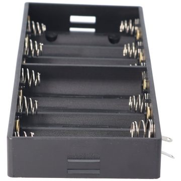 AccuCell AccuCell Batteriehalter für 10 Mignon AA LR6 Nebeneinander Batterie, Batterie