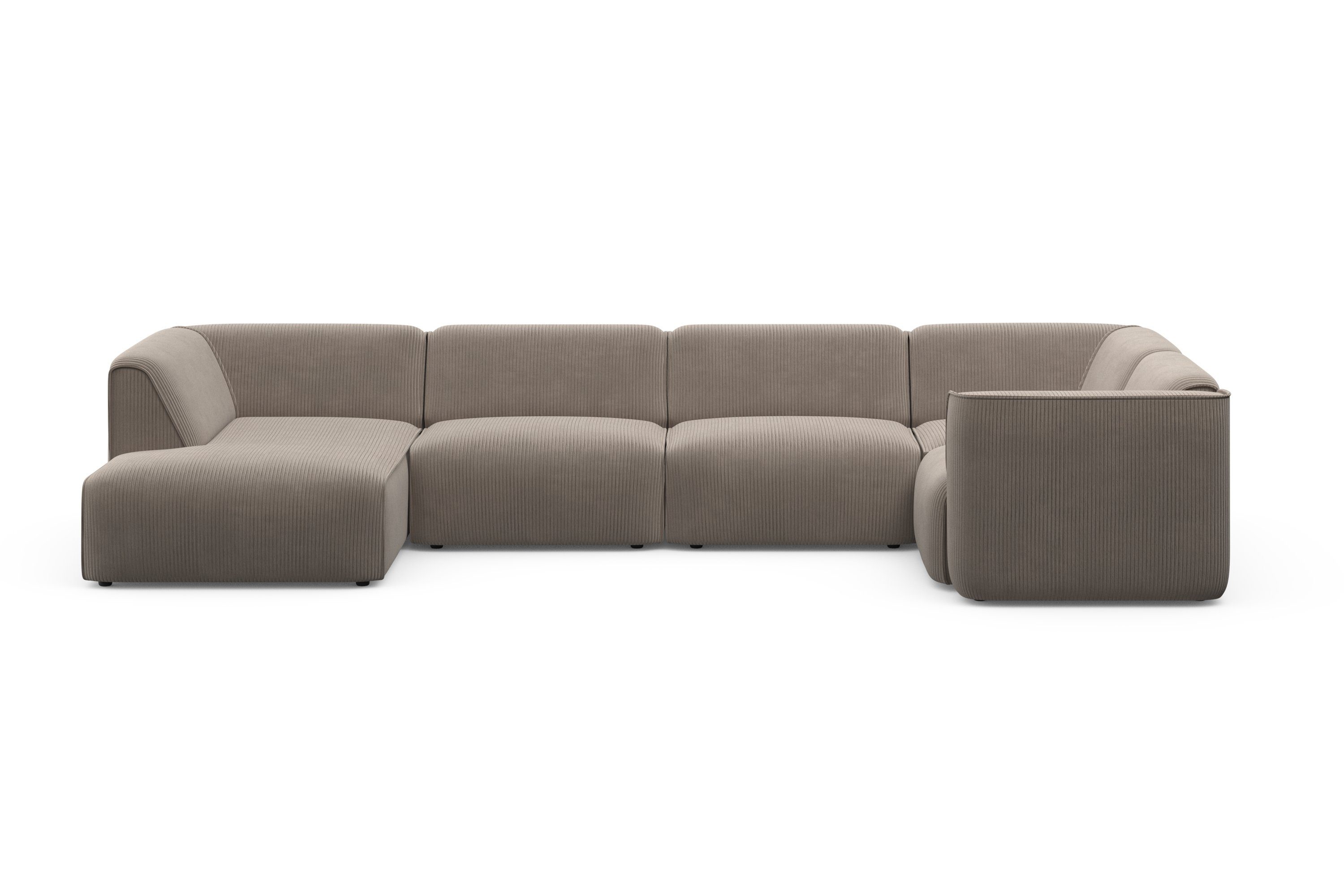 OTTO home Wohnlandschaft Merid U-Form, B: 367 cm, jederzeit durch Module erweiterbar. Reduzierter Preis € 1.999,99. Unverbindliche Preisempfehlung € 2.850,99