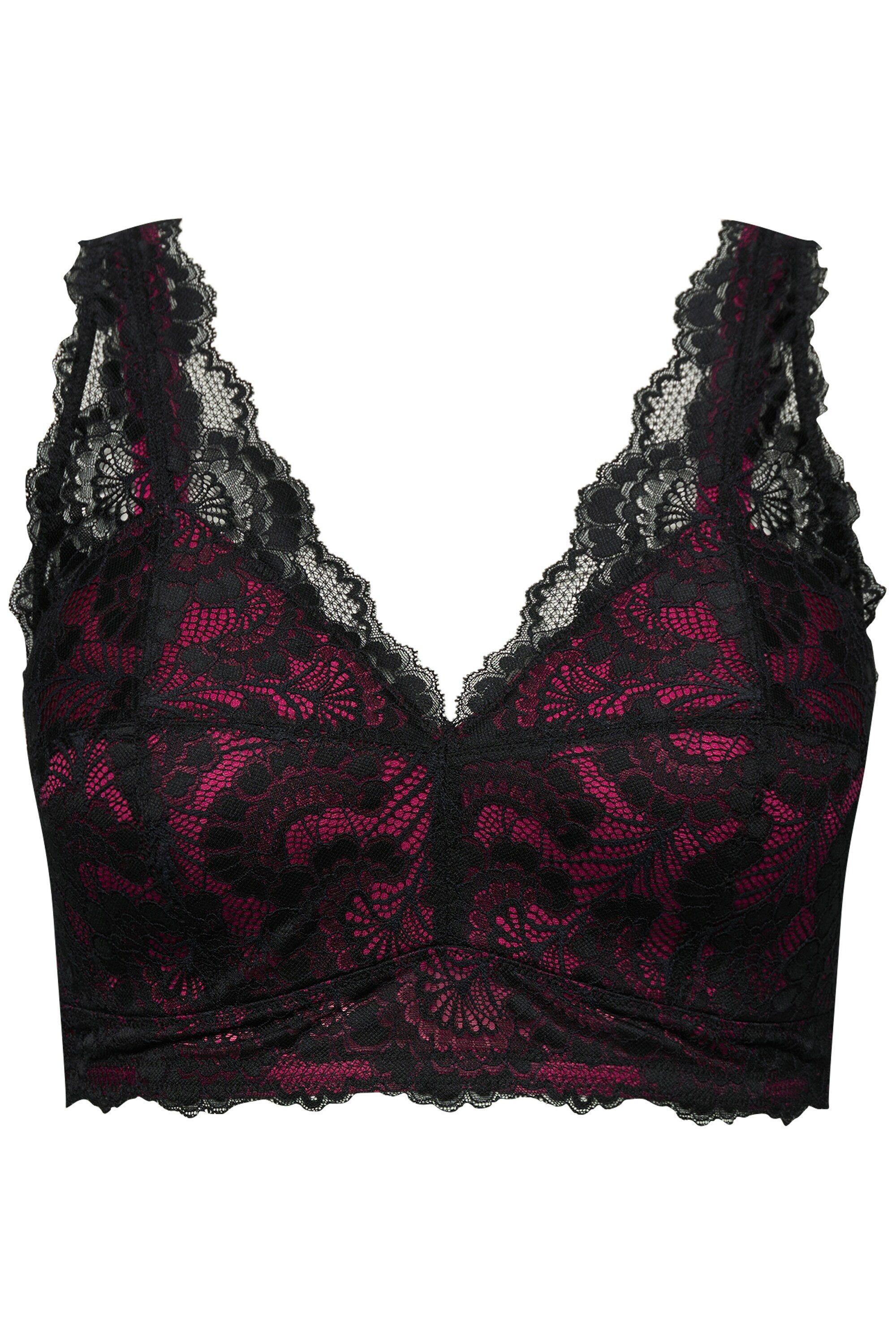 Soft-BH TRUYOU Bralette Spitze Softschale ohne Bügel