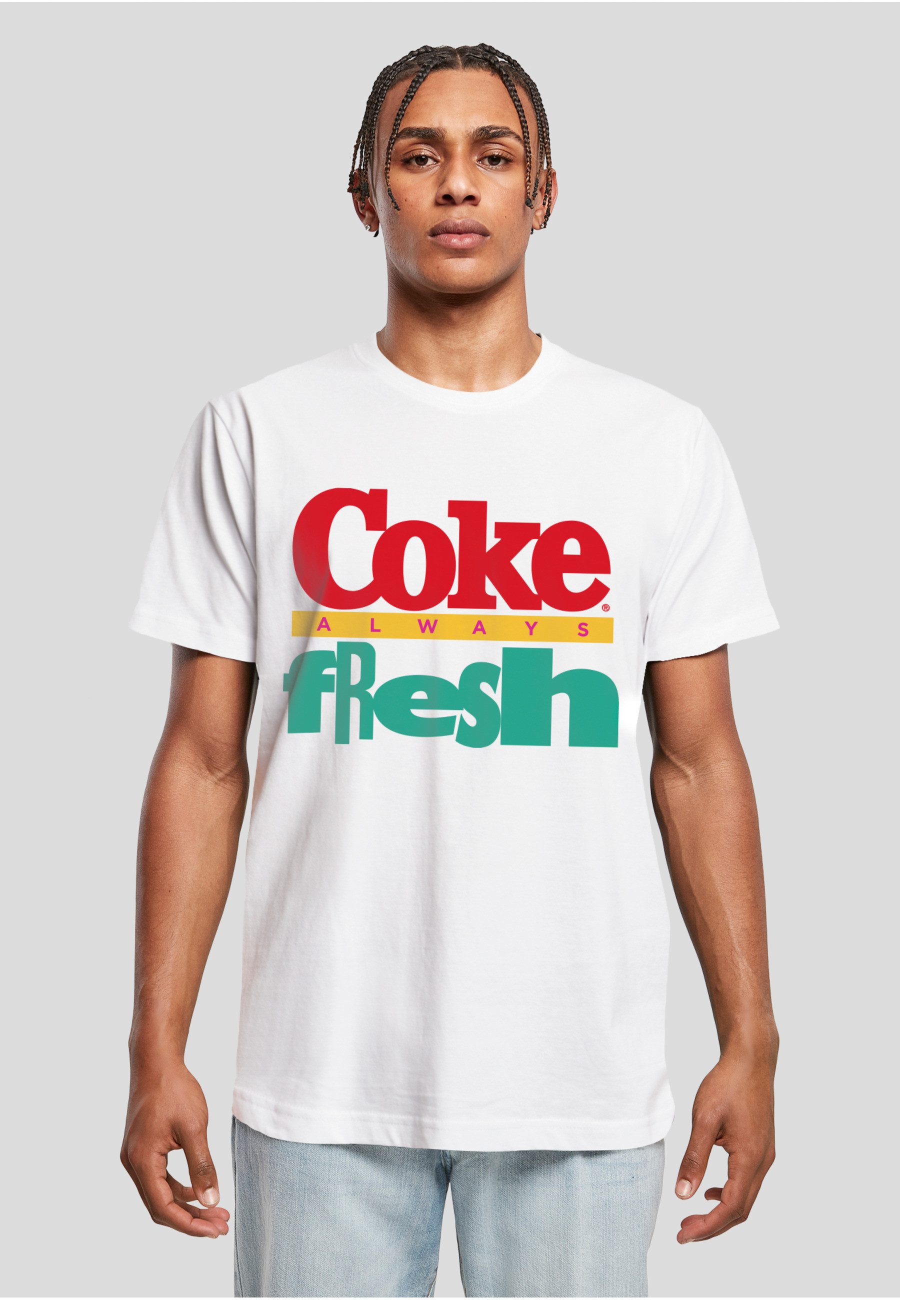 Merchcode T-Shirt Merchcode Herren Coca Cola 90's Logo (1-tlg)