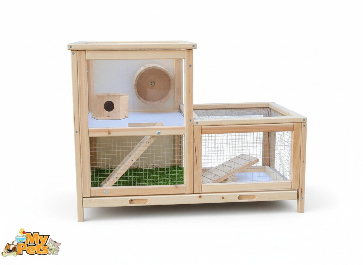 BruKa Kleintierkäfig SMARTY Nagerkäfig Hamsterkäfig Stall Meerschweinchen Käfig