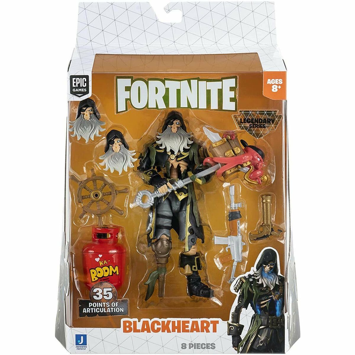 Jazwares Actionfigur Jazwares FNT0737, Fortnite Legendary Series, Actionfigur, Schwarzherz