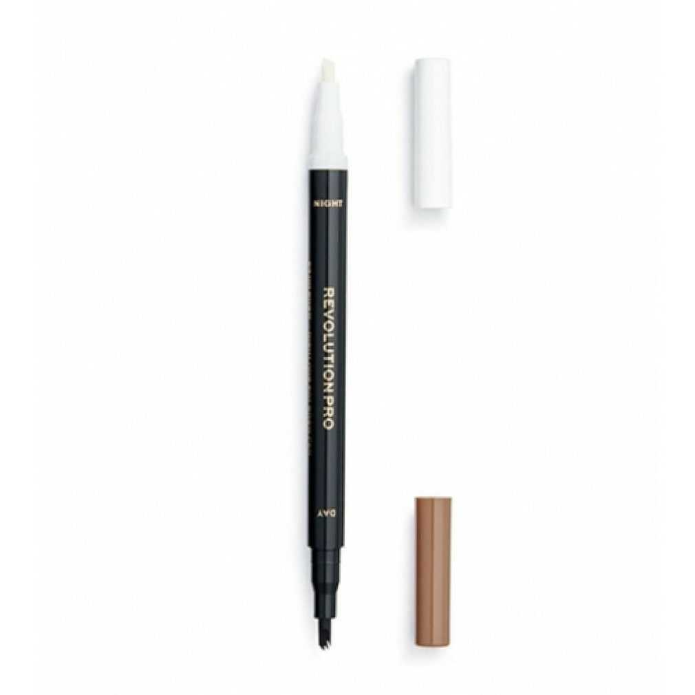 MAKE UP REVOLUTION Augenbrauen-Stift 24h Day & Night Eyebrow Cream Pencil Aschbraun 1.6 ml