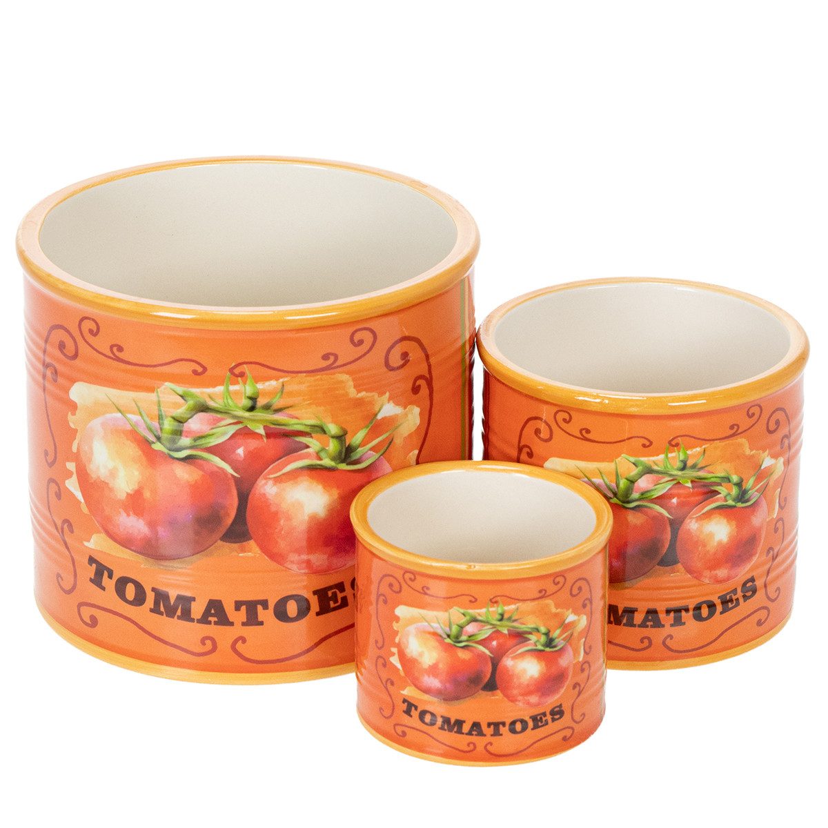 Kaemingk Übertopf Keramik Blumengefäße Retro Vintage Deko für Küche und
