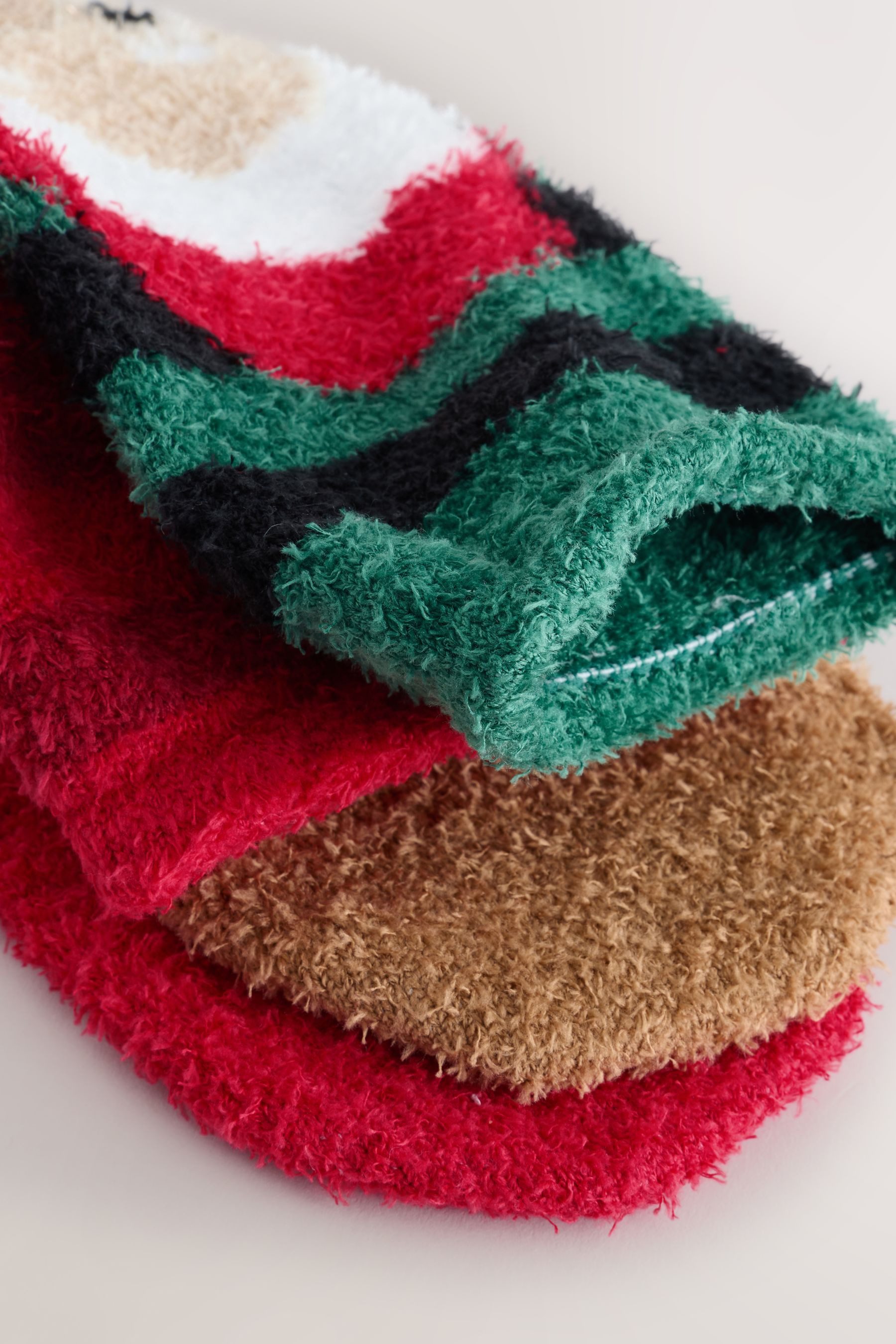 Next Kuschelsocken Kuschelige Socken mit Weihnachtsmuster, 2er-Pack (2-Paar)