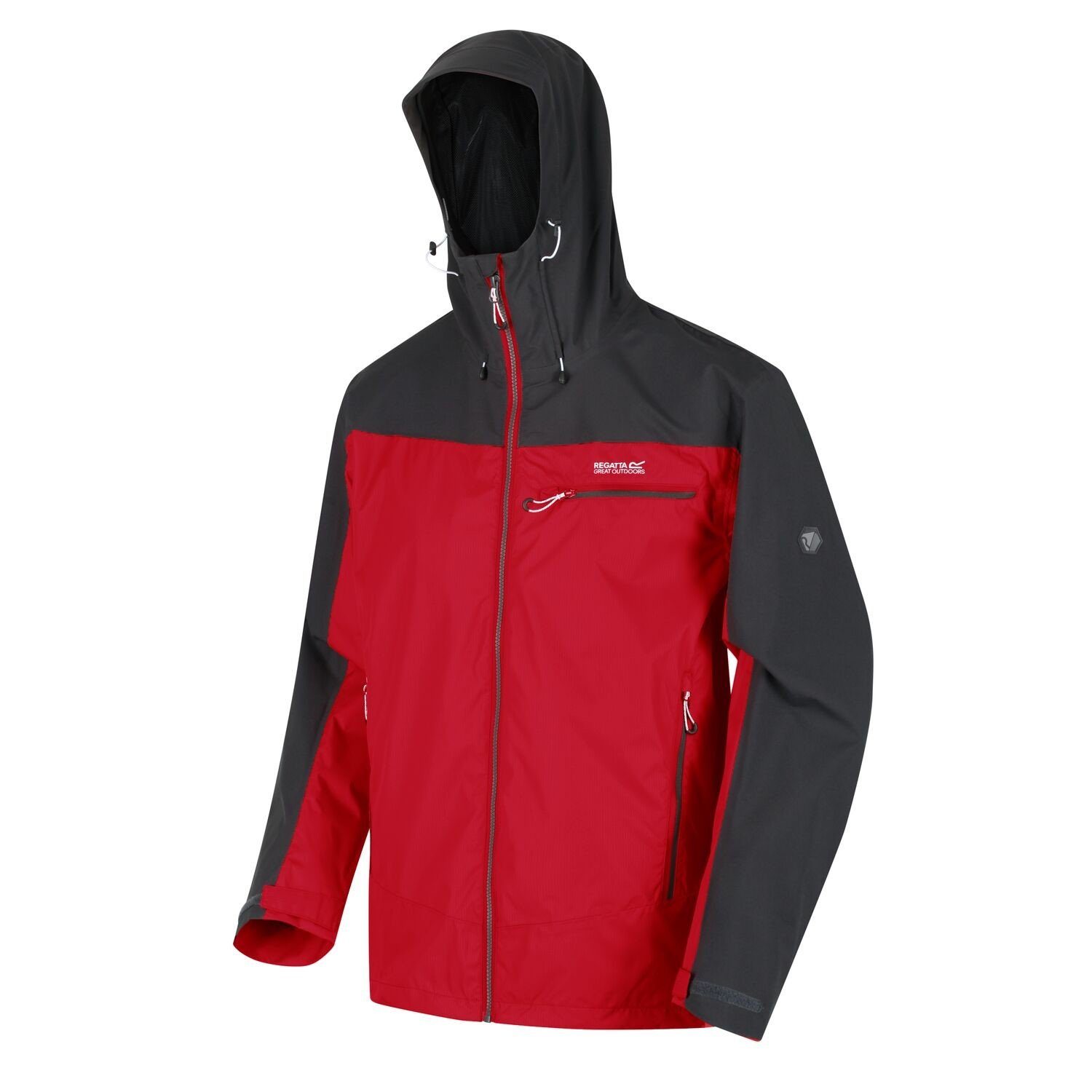 Regatta Outdoorjacke Highton Herren Wasserdicht mit versiegelten Nähten Rot