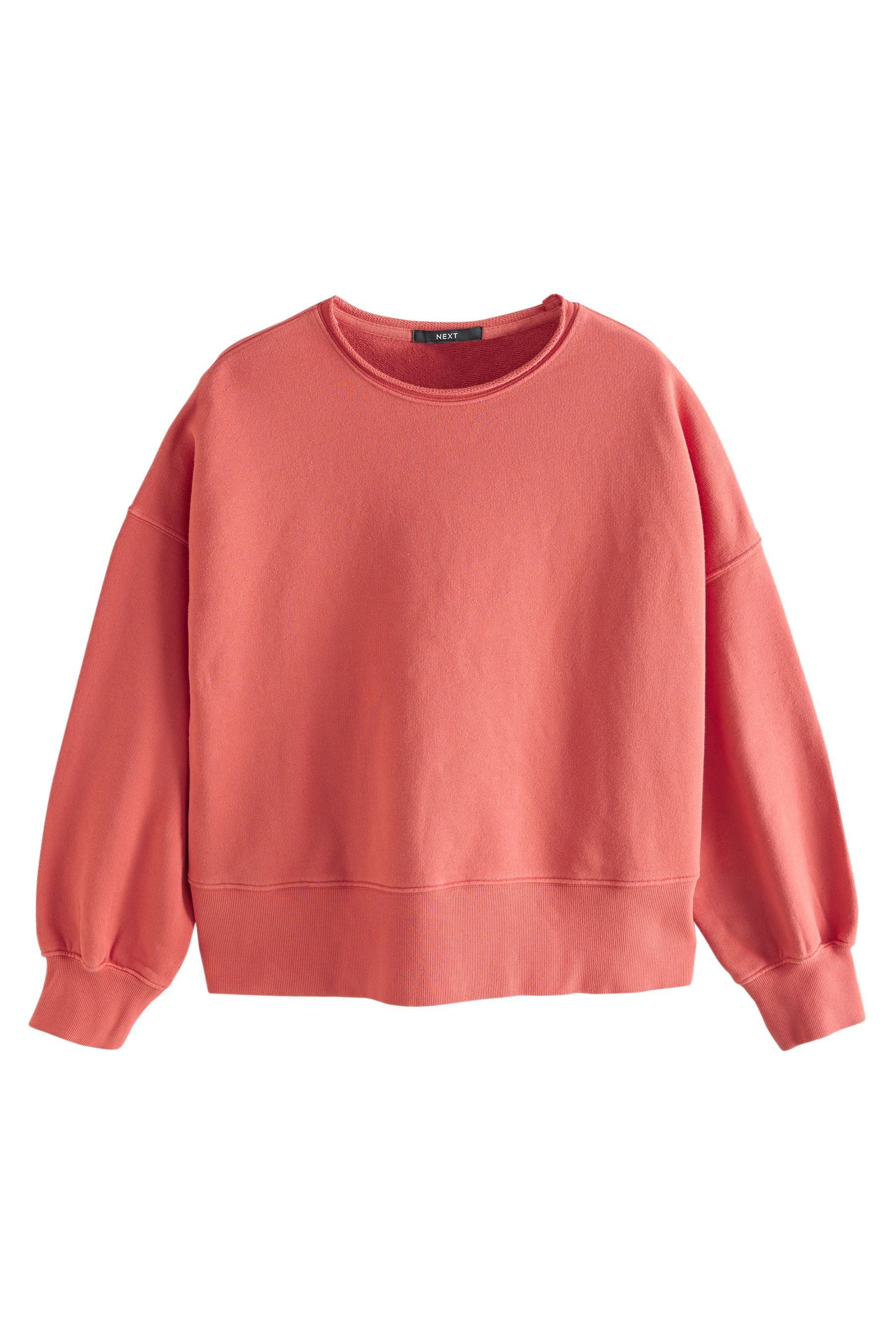 Next Sweater Sweatshirts mit fransigem Saum günstig online kaufen