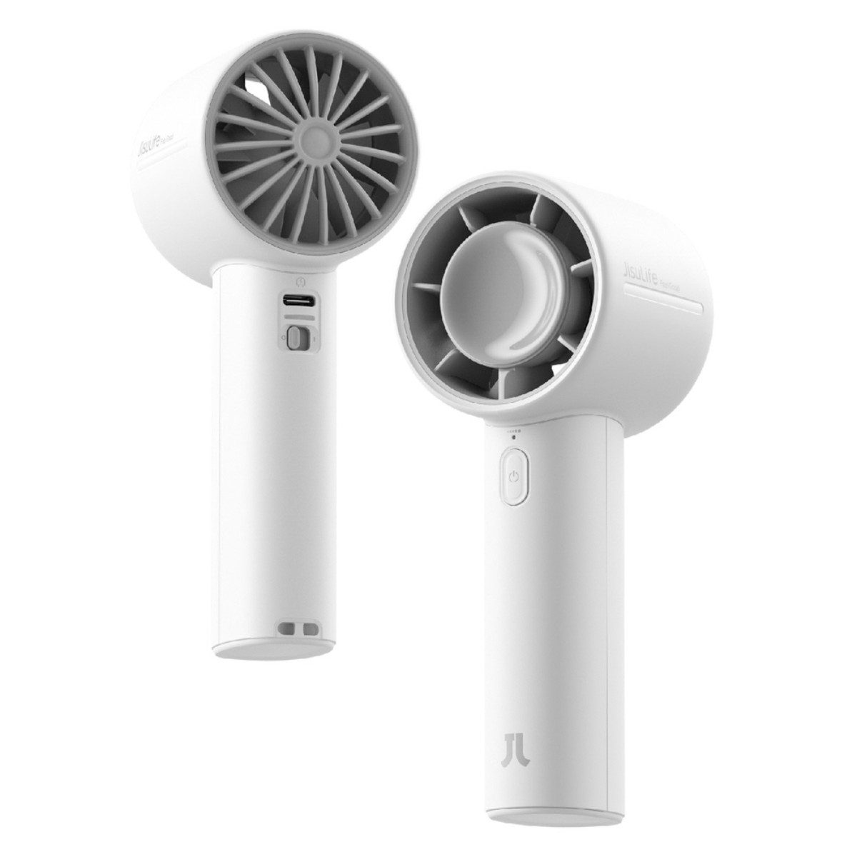 Jisulife Handventilator 10, Kompakter Handventilator mit 5 Stufen und bis zu 25 Std Laufzeit