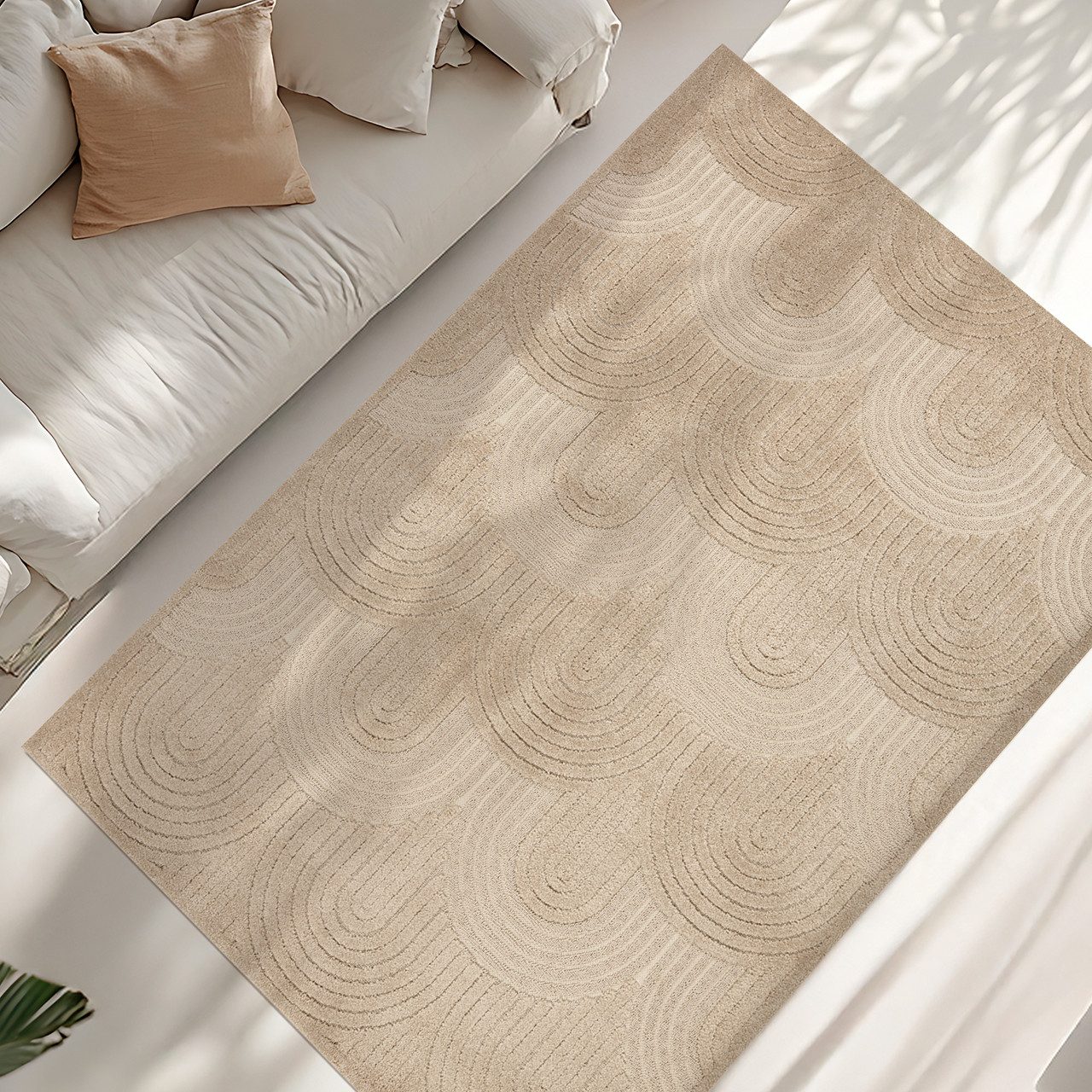 ArtUniverse Outdoorteppich Malaga Hazelnut 120 x 170 cm, 120x170 cm, Höhe: 1,3 mm