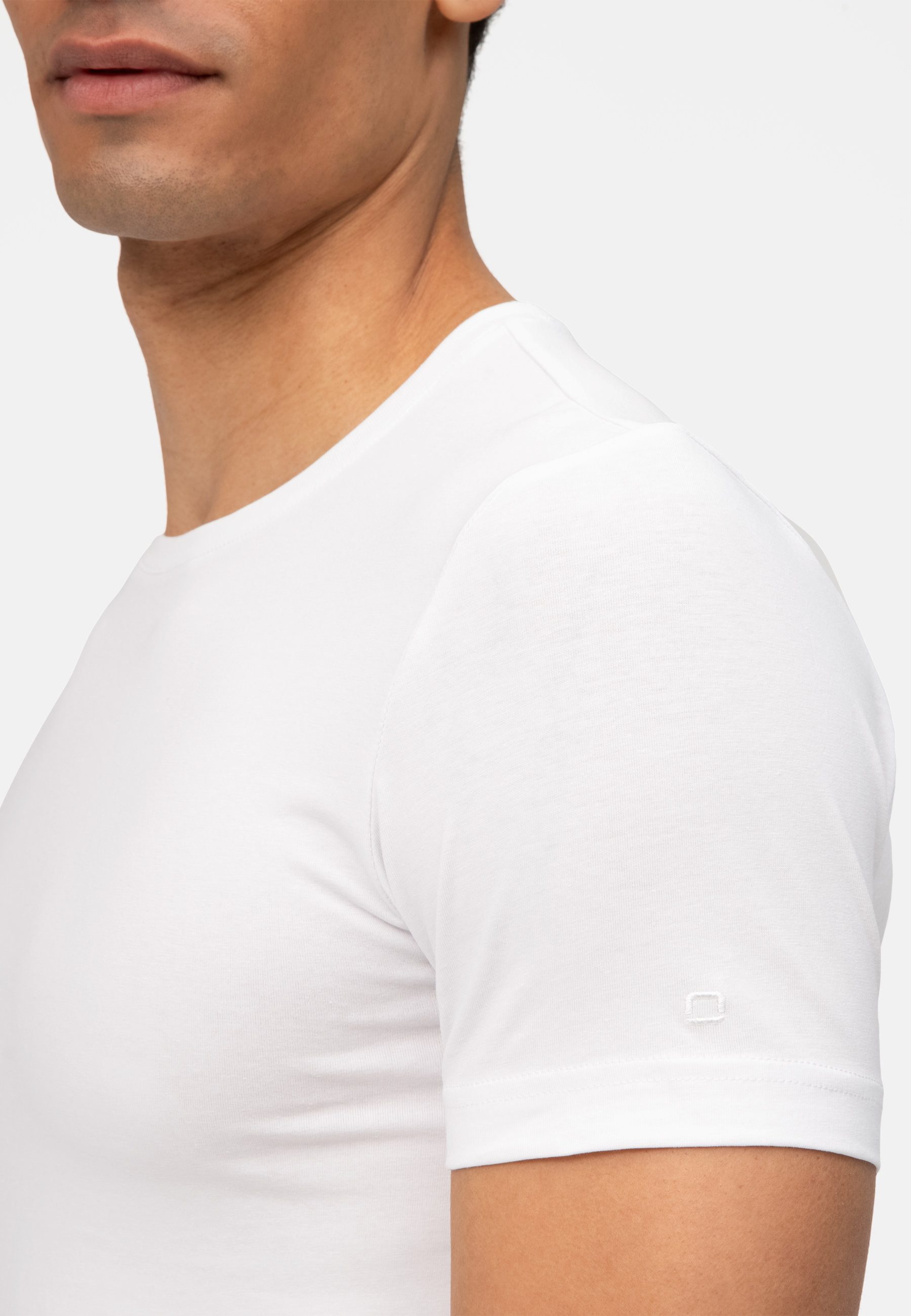 OLYMP T-Shirt OLYMP Level Five Unterzieh-T-Shirt, Body Fit – Bild 4 von 5