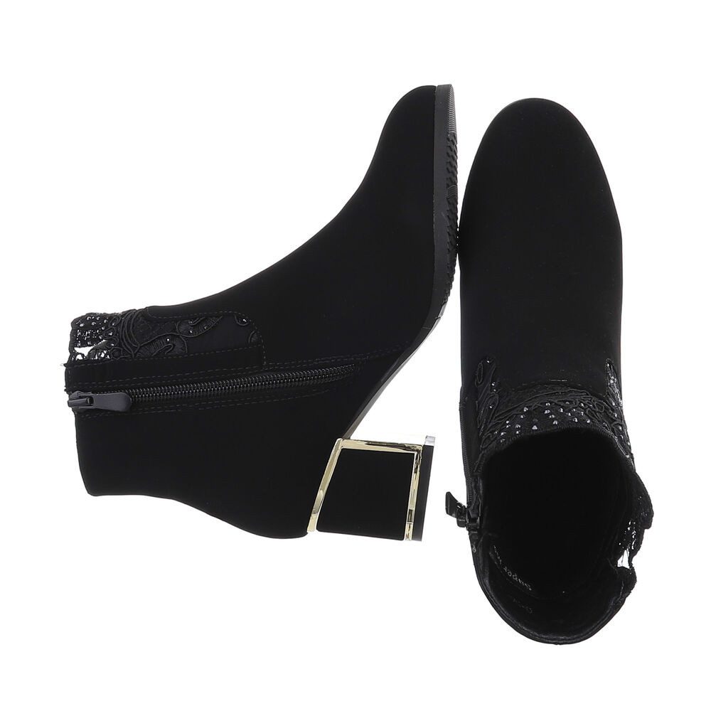Ital-Design Damen Elegant Stiefelette (87108919) Blockabsatz günstig online kaufen