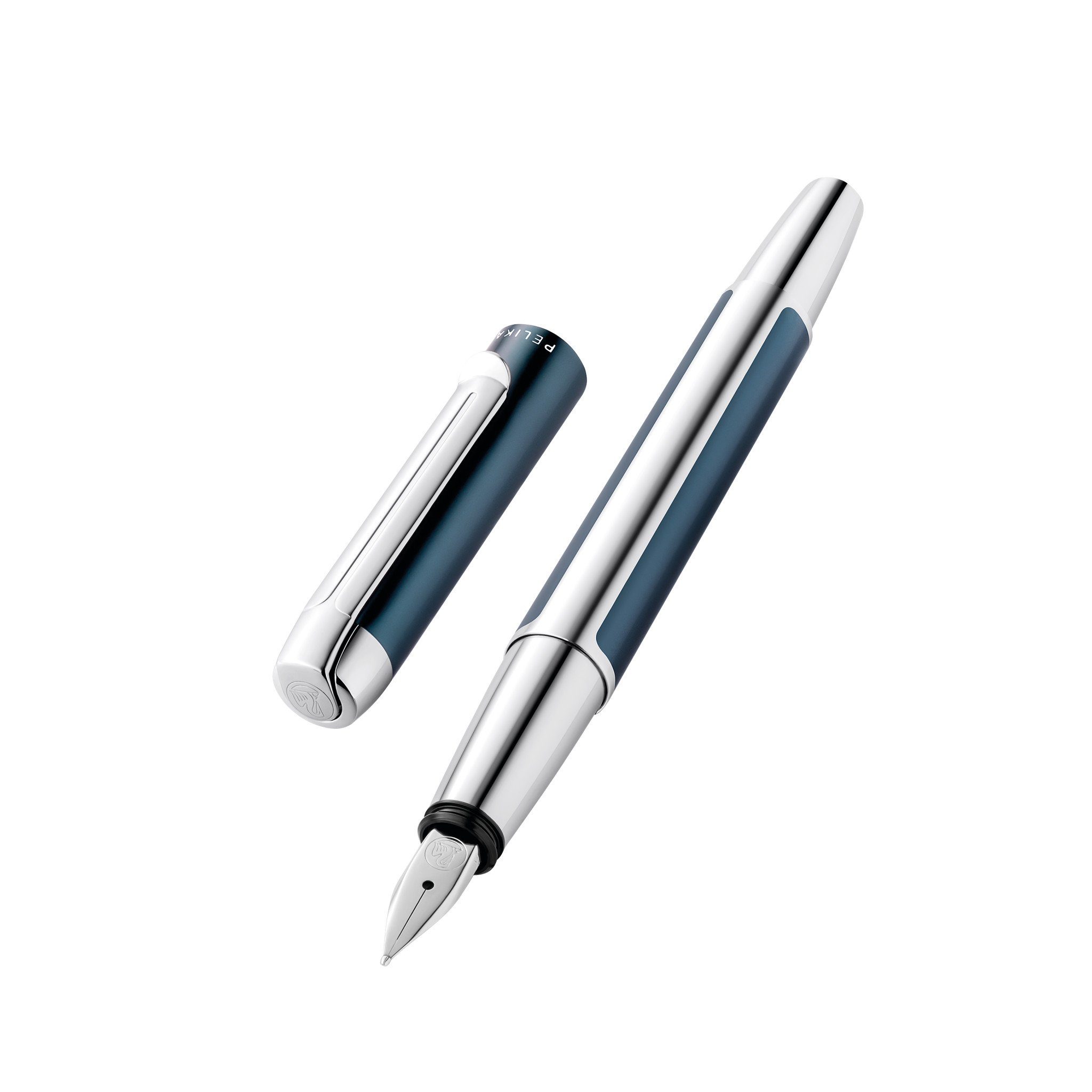 Pelikan Zeichenkohle Pelikan P40 Pura Füllhalter - Feder M - Petrol