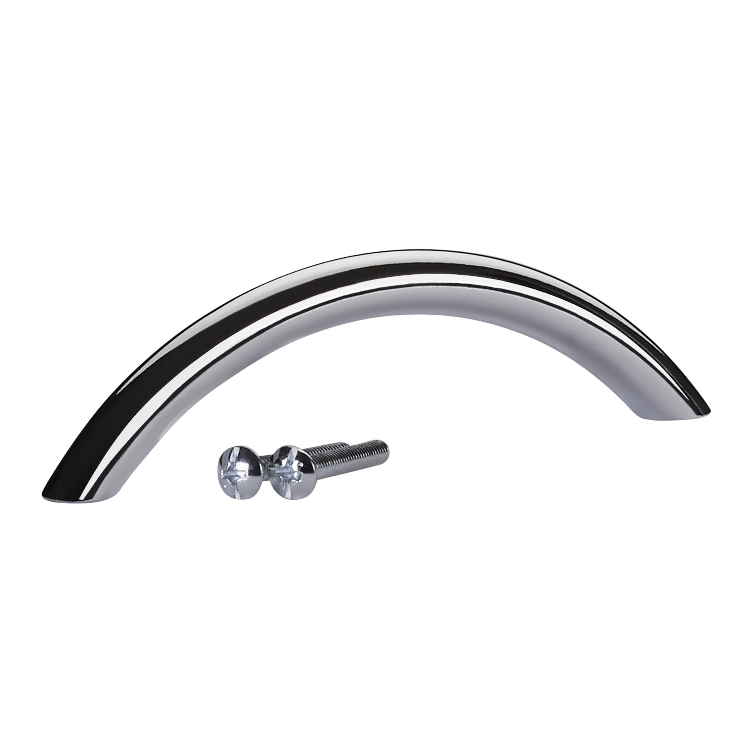 SO-TECH® Möbelgriff Bogengriff BG01, Lochabstand 96 - 352 mm, Lochabstand 96 mm Chrom poliert - inkl. Schrauben