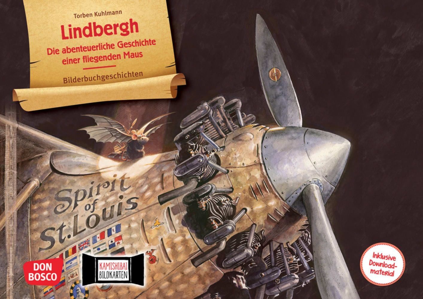 Lindbergh. Die abenteuerliche Geschichte einer fliegenden Maus. Kamish / Torben Kuhlmann, Sachwissen, verpackt in eine spannende Geschichte