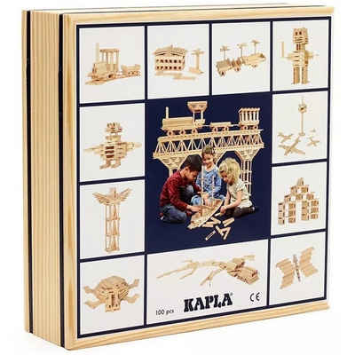 KAPLA® Spielbauklötze C100 100er KASTEN Holzplättchen