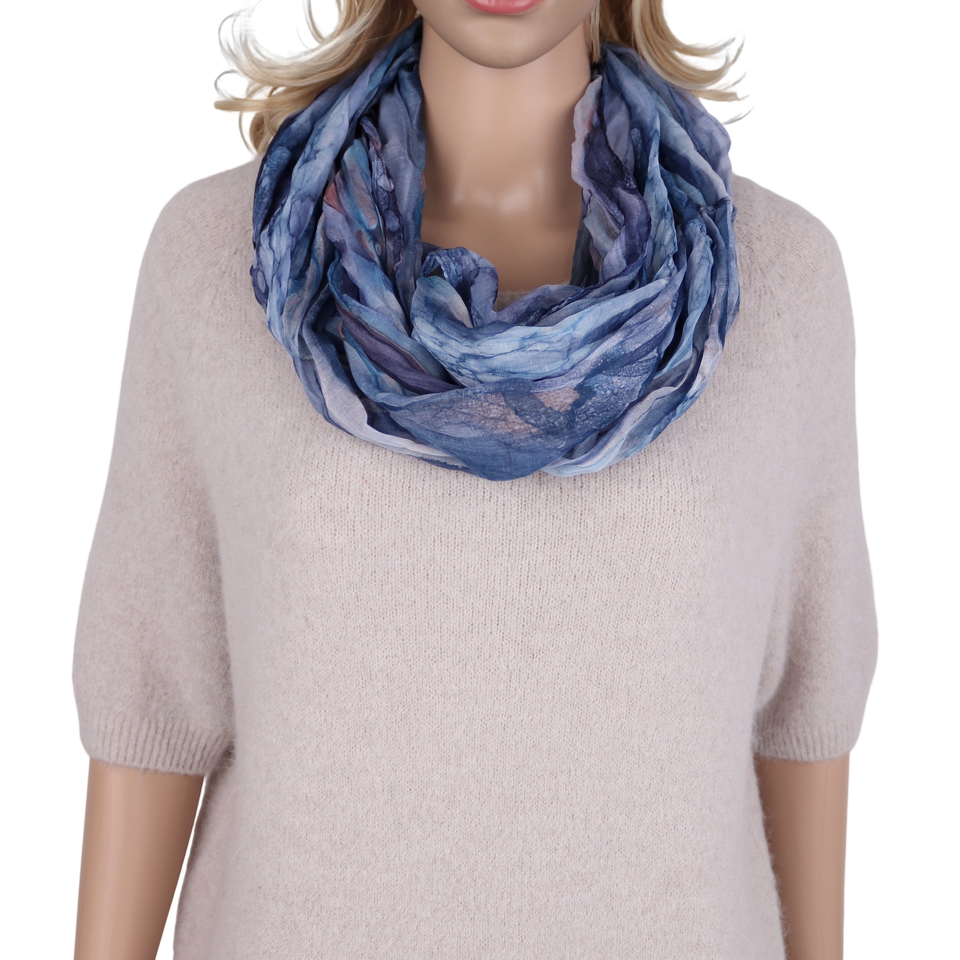 MIRROSI Loop Damen Schal mit Regenbogen-Muster günstig online kaufen